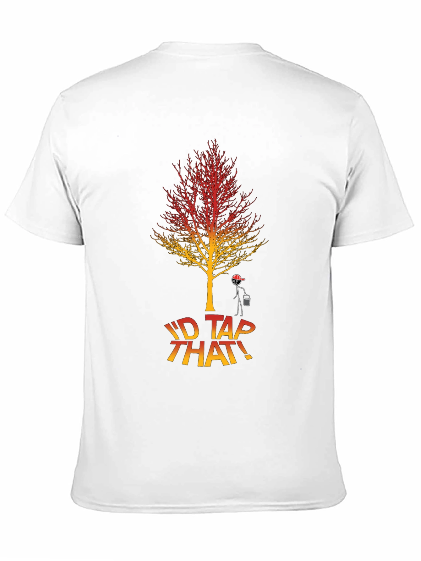 Black I'd Tap That Funny Maple Syrup Tree T-Shirt view 11