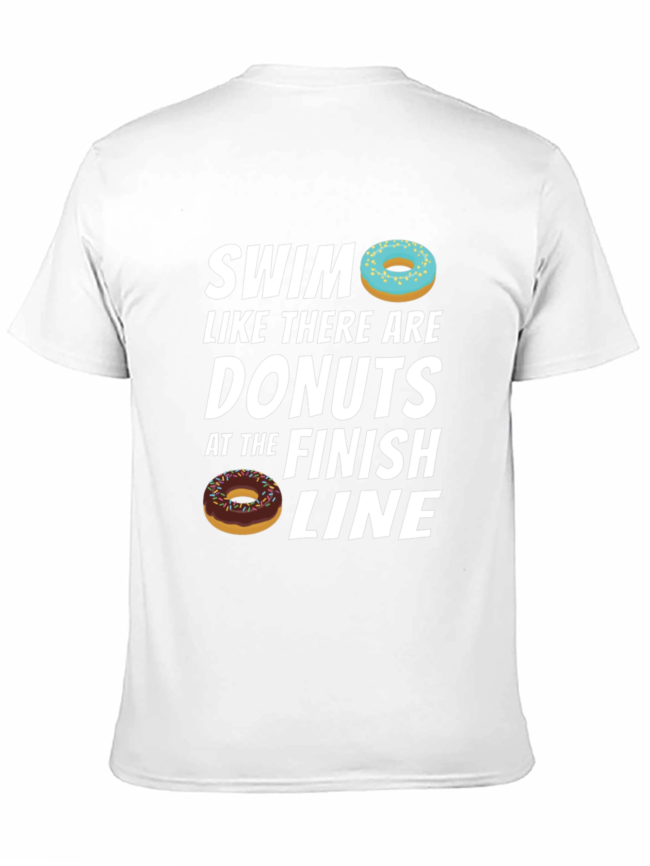 Black Swim for Donuts T-Shirt view 11