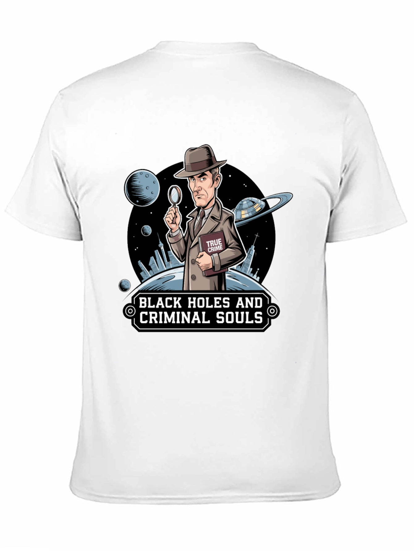 Black Black Holes & Criminal Souls Graphic Tee view 11