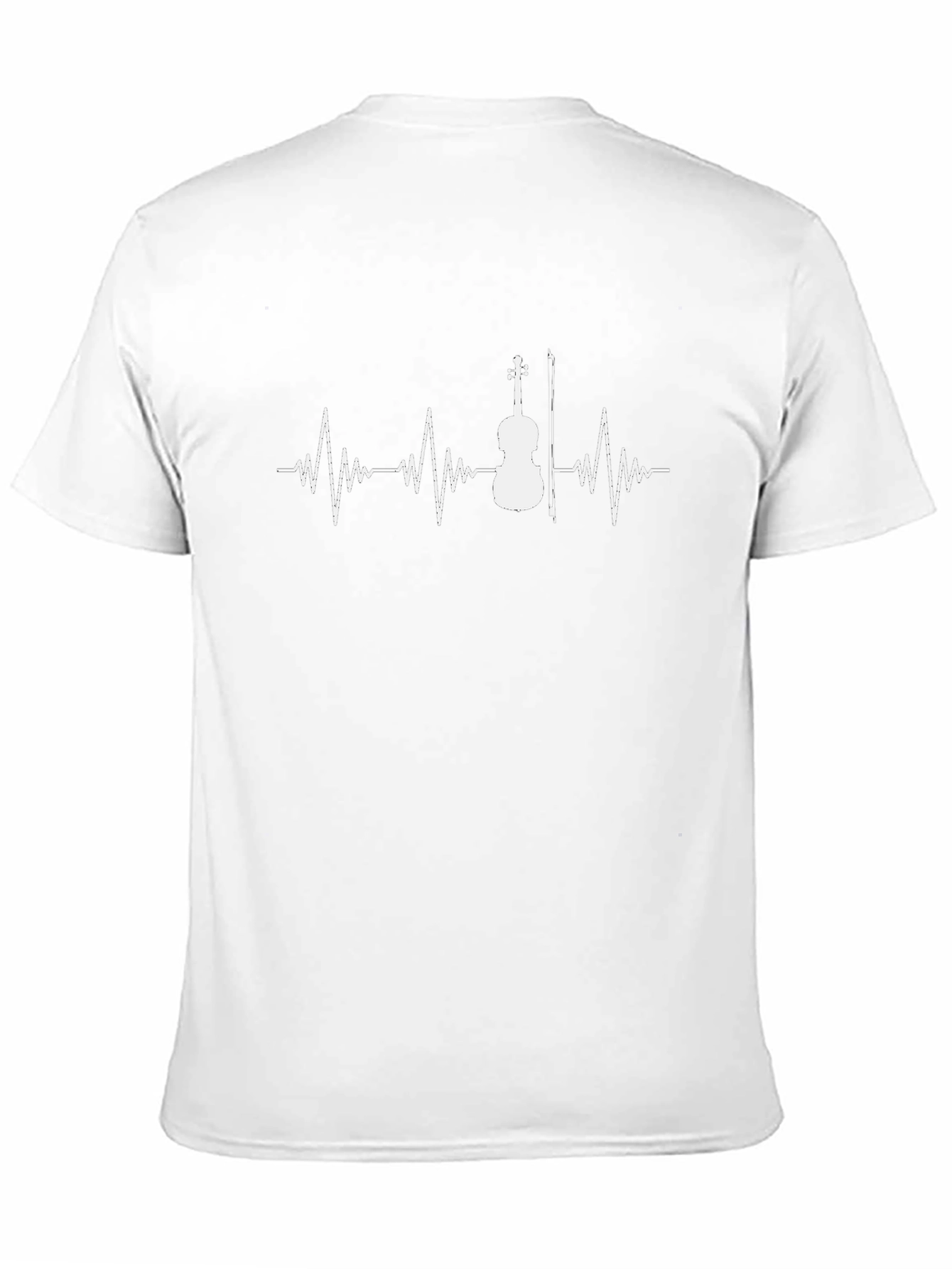 Black Violin Heartbeat T-Shirt - Music Lover Tee view 11