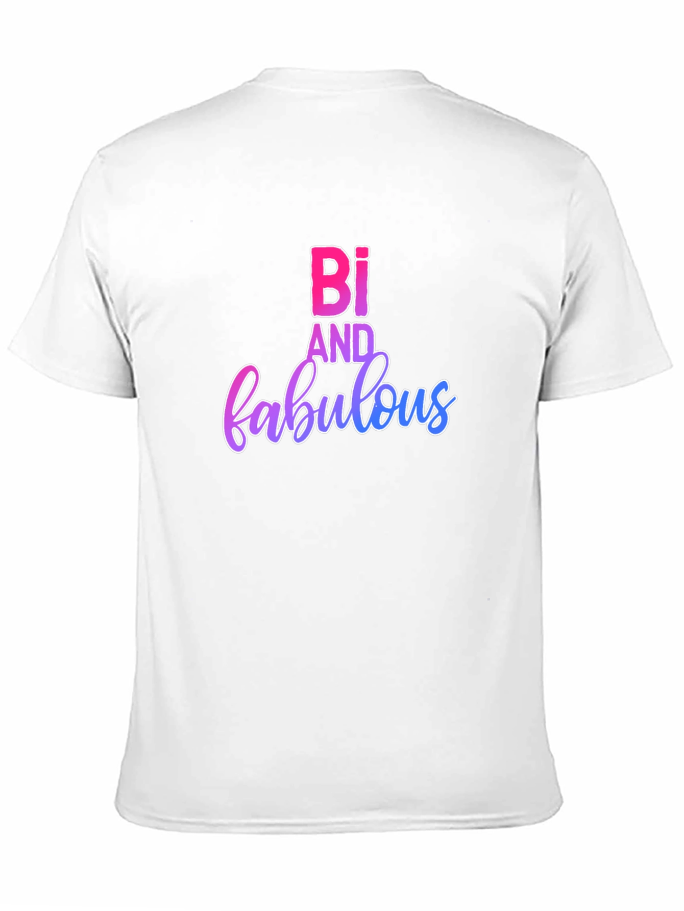 Black Bi and Fabulous Pride T-Shirt view 11