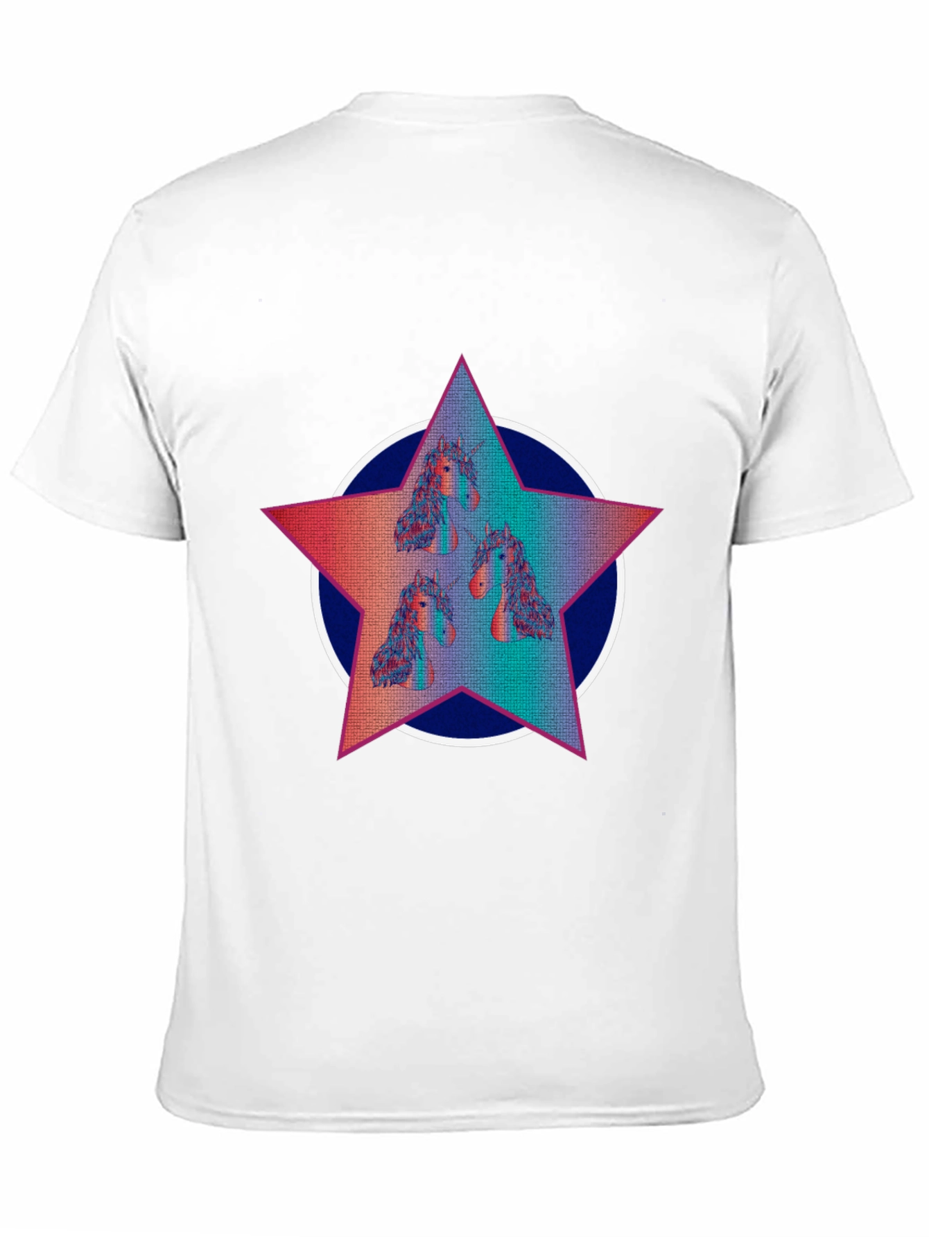 Black Unicorn Star Graphic Tee - Black view 11