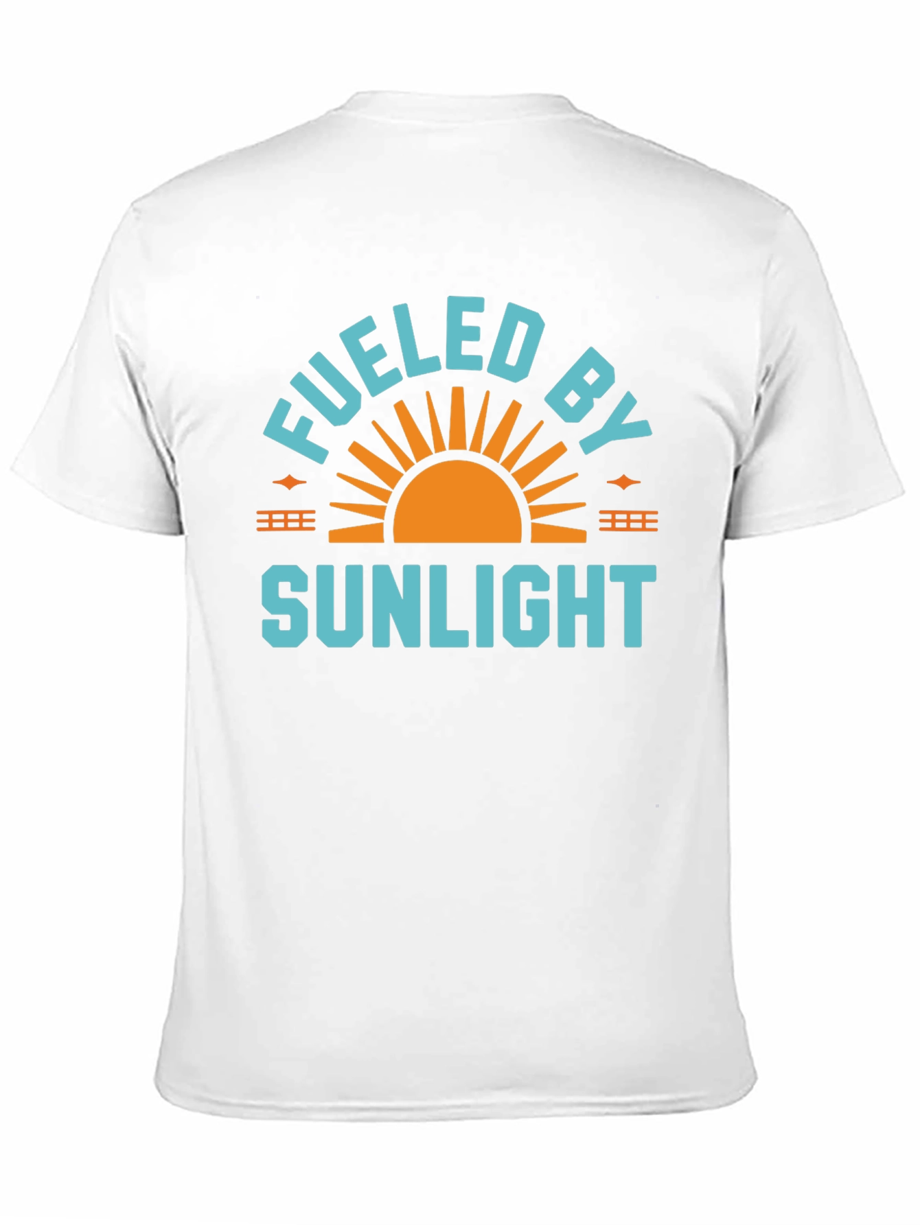 Black Fueled By Sunlight Graphic Tee - Black Casual Shirt view 11