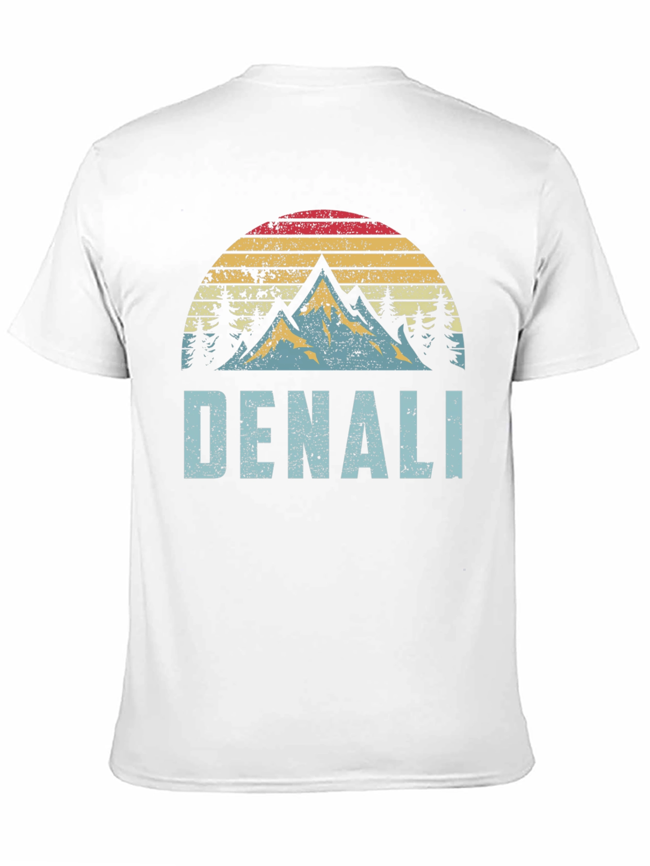 Black Vintage Denali T-Shirt | Mountain Graphic Tee view 11