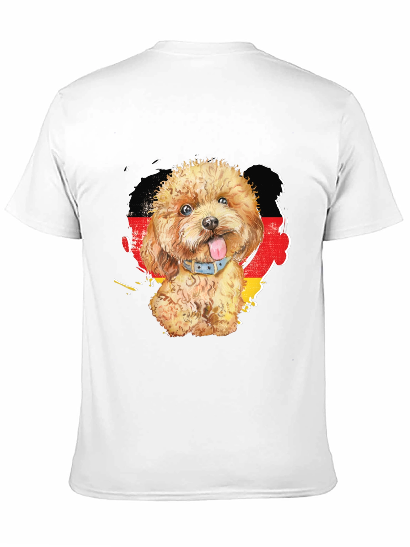 Dog Lover T-Shirt with German Flag - 11