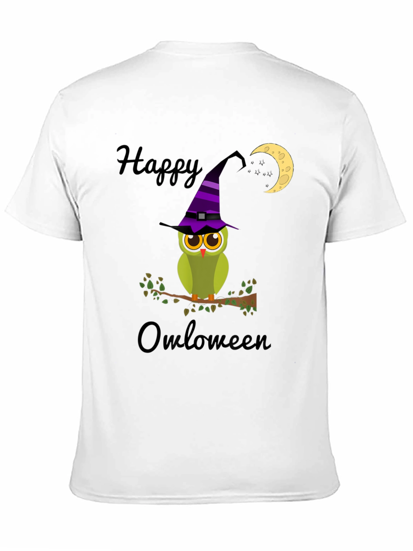 Black Happy Owloween T-Shirt view 11