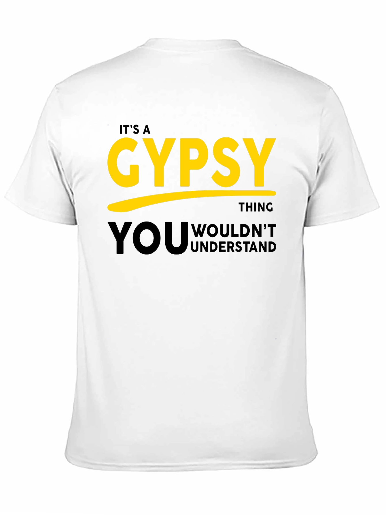 Black It's a Gypsy Thing T-Shirt view 11