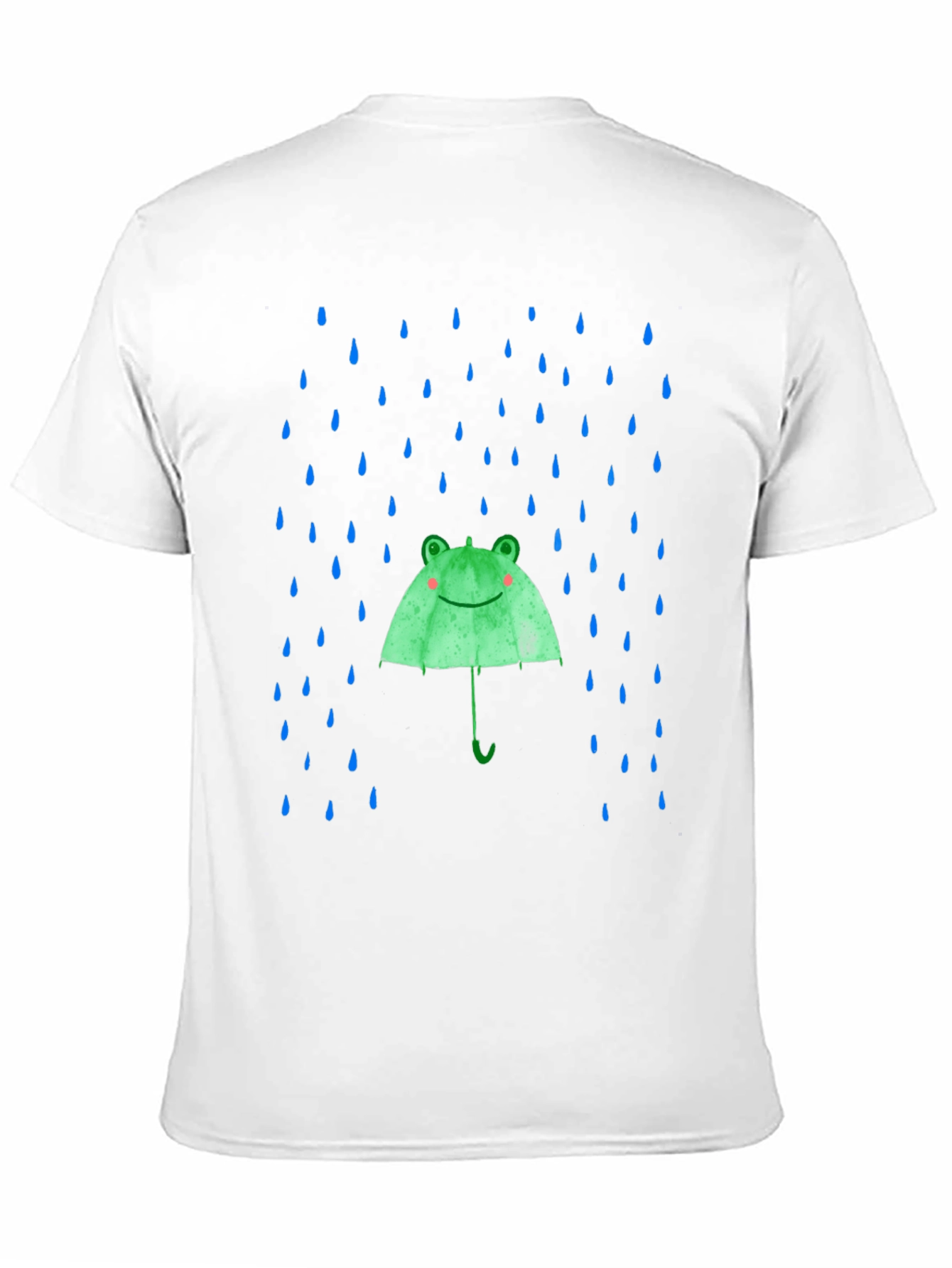 Black Frog Umbrella T-Shirt - Fun Rain Protection view 11