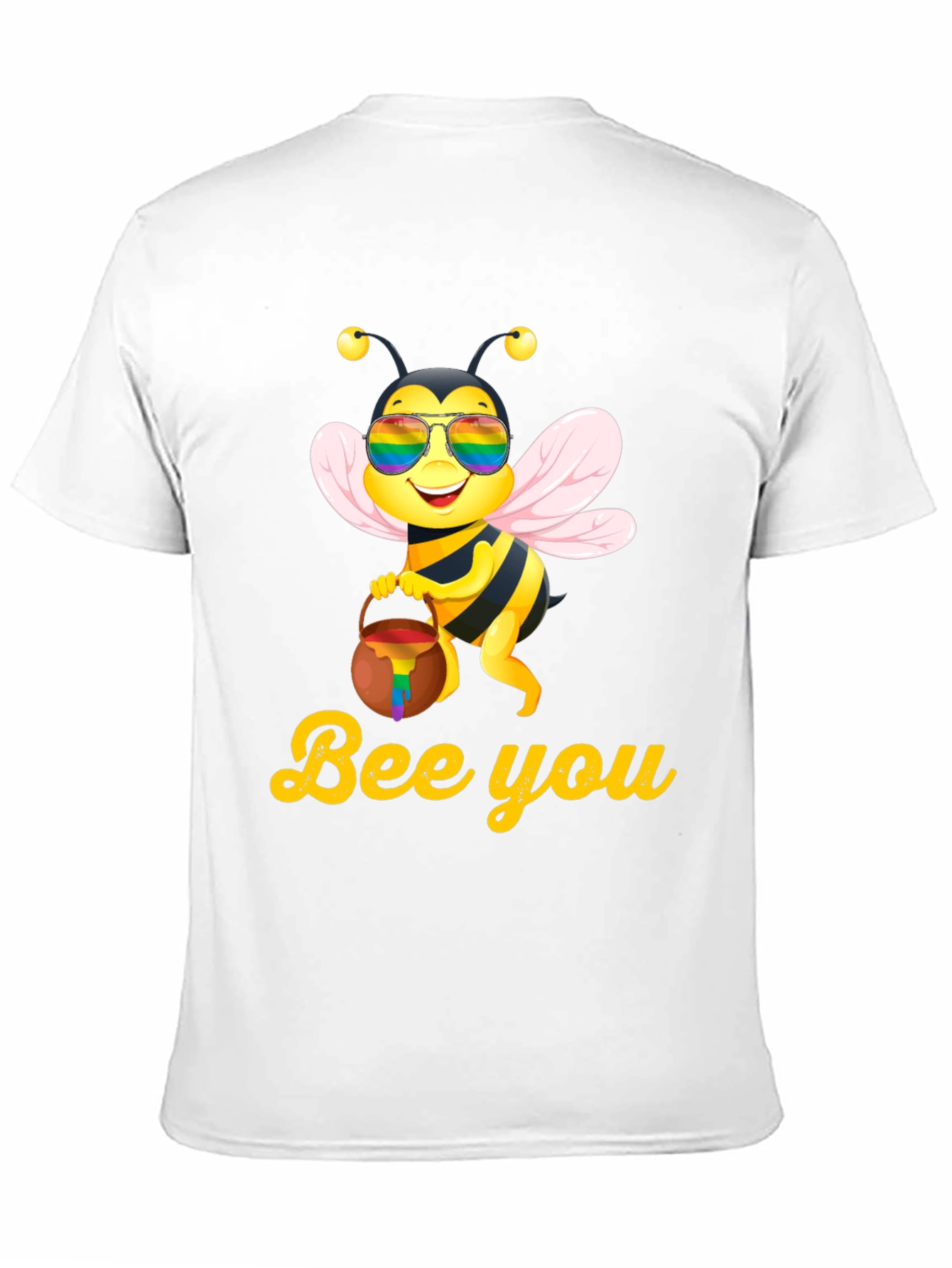 Black Bee You Pride T-Shirt - LGBTQ+ Support view 11