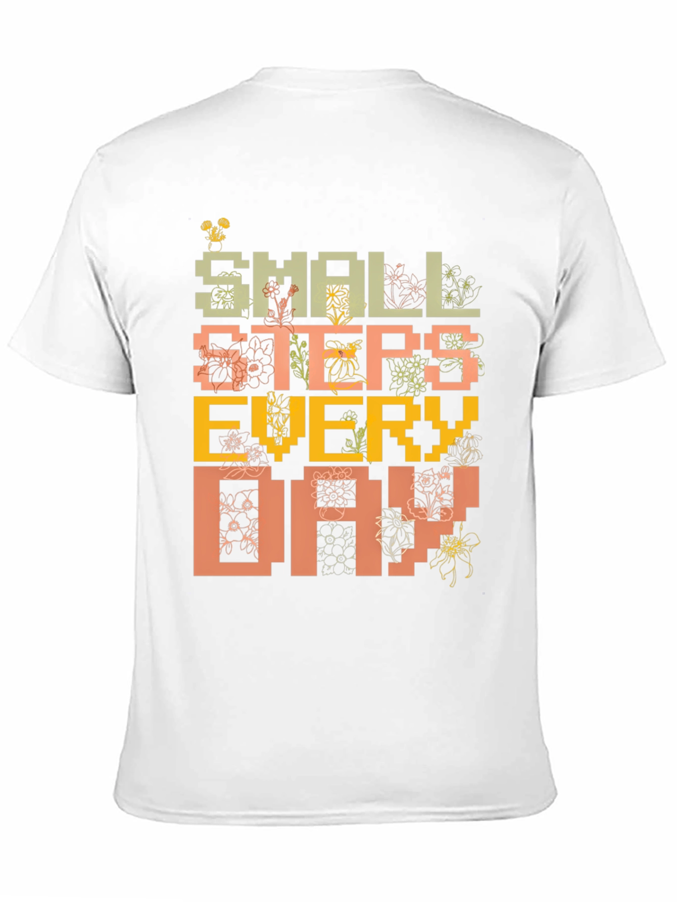 Black Small Steps Everyday Graphic Tee - Black view 11