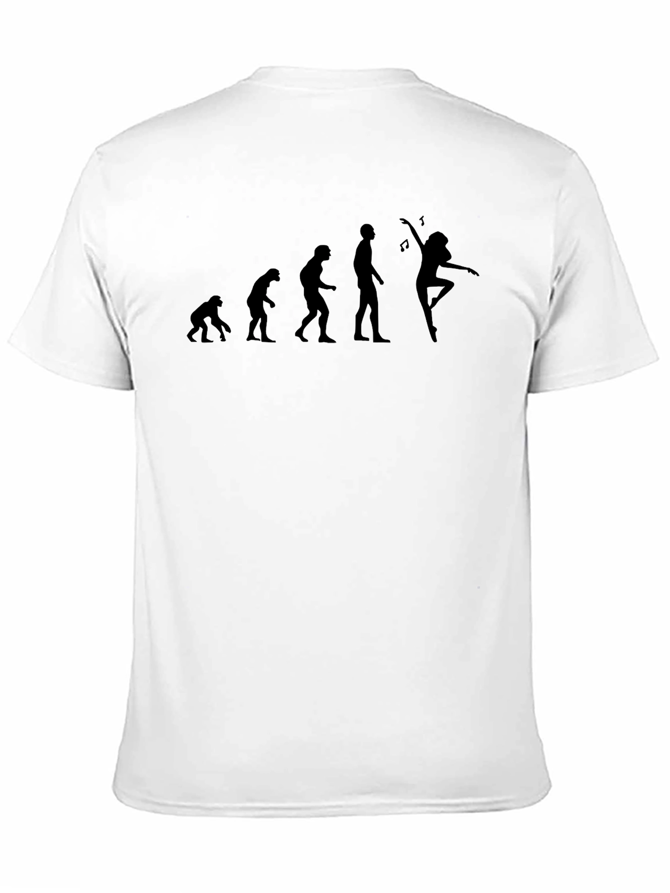 Black Evolution of Dance T-Shirt - Black Cotton Tee view 11
