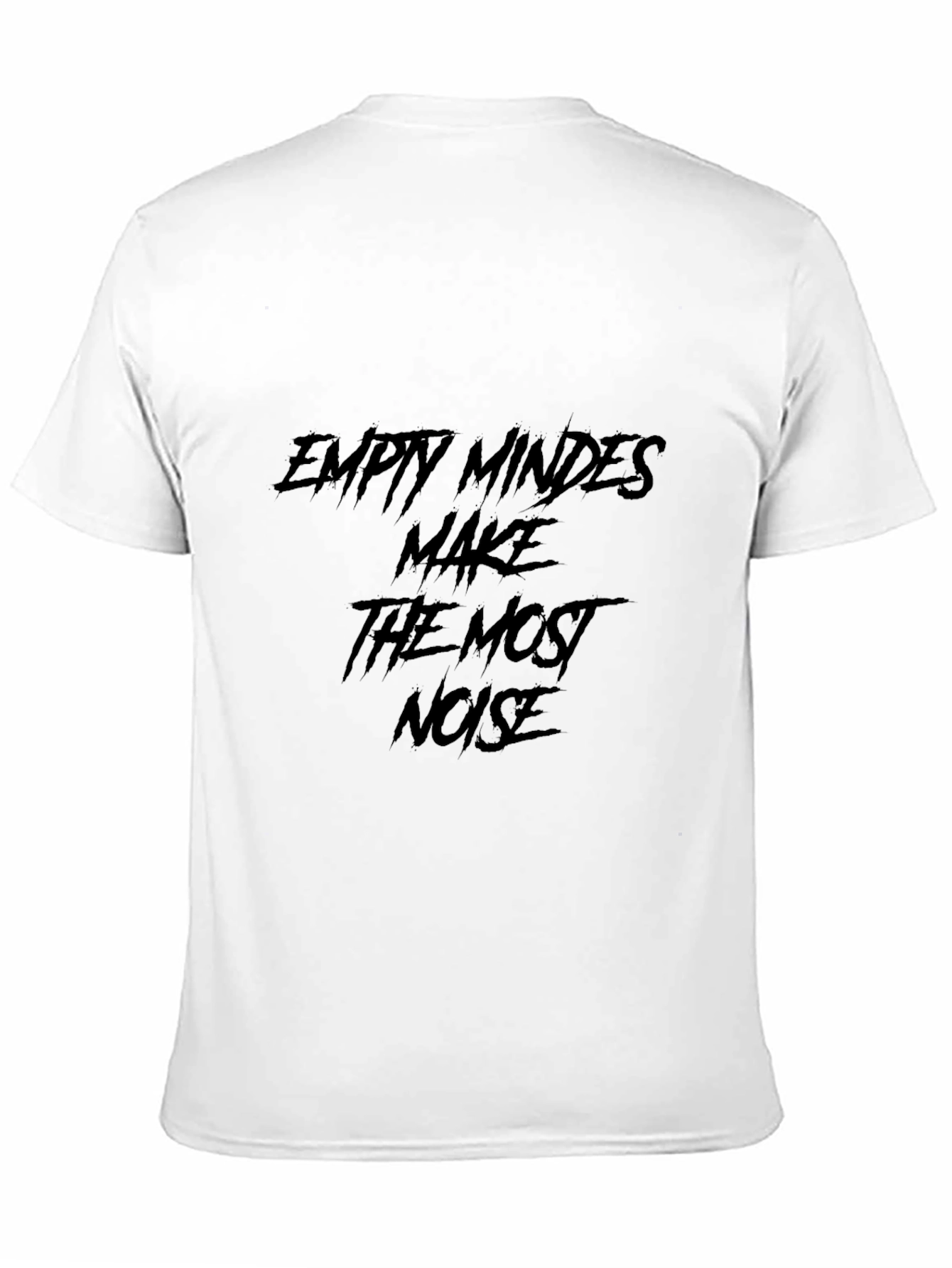 Black Empty Mindes Black Graphic Tee view 11