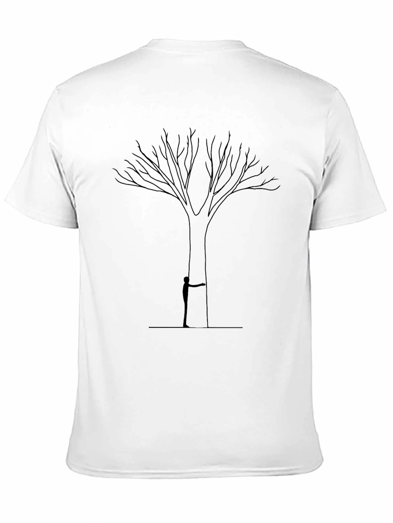 Black Unique Tree Graphic Tee - Mens Black T-Shirt view 11