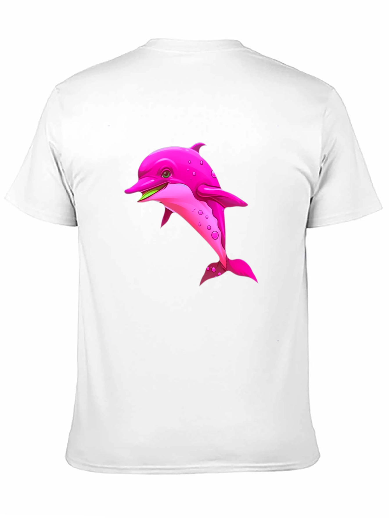 Black Pink Dolphin Graphic Black T-Shirt view 11