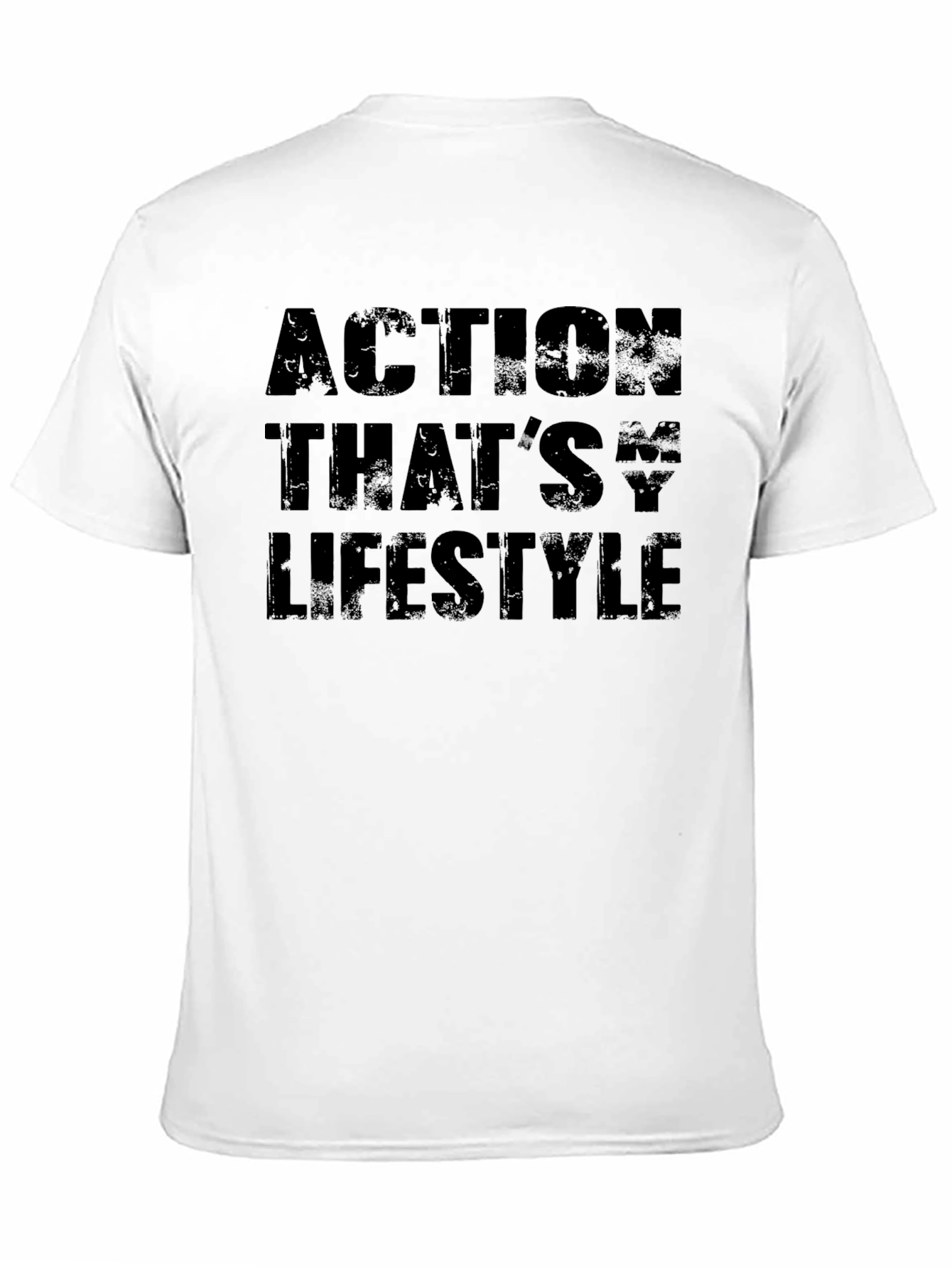 Black Action Lifestyle Black Graphic Tee view 11