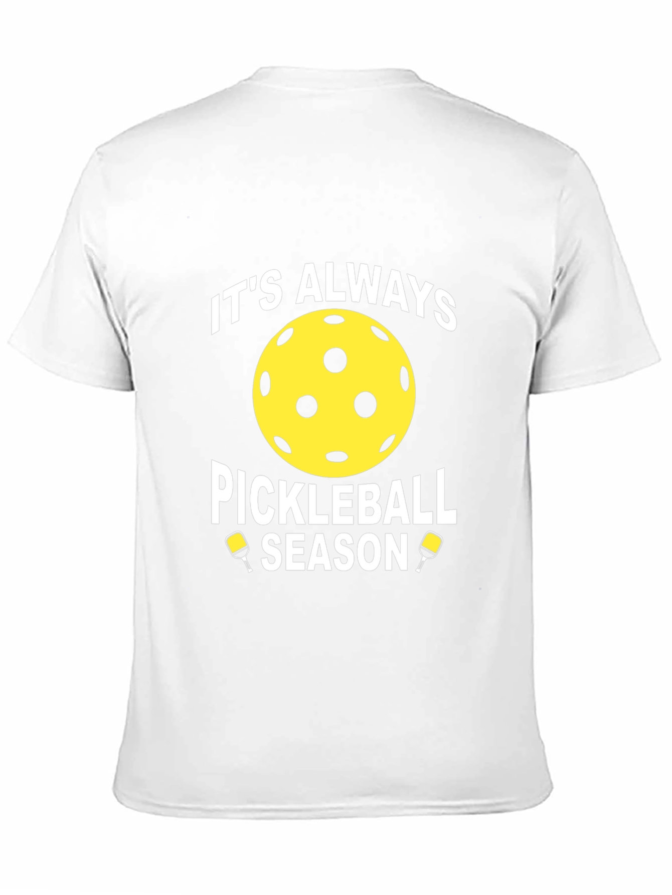 Black It's Always Pickleball Season T-Shirt view 11