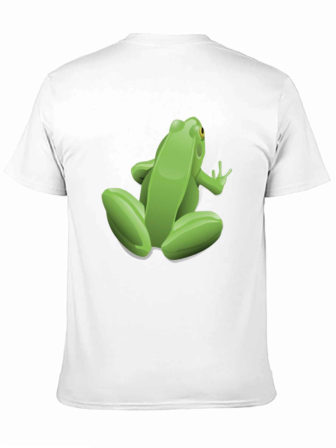 Black Green Frog Graphic Print Black T-Shirt view 11