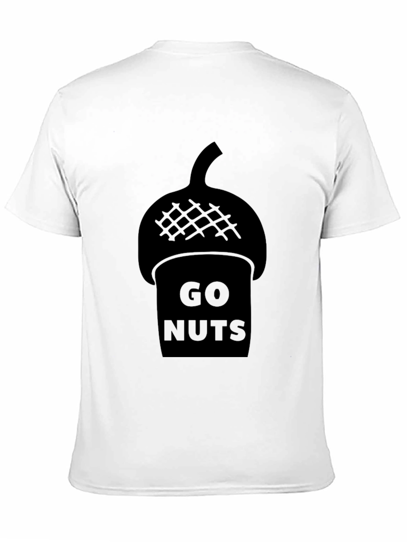 Black Go Nuts Acorn Graphic T-Shirt view 11