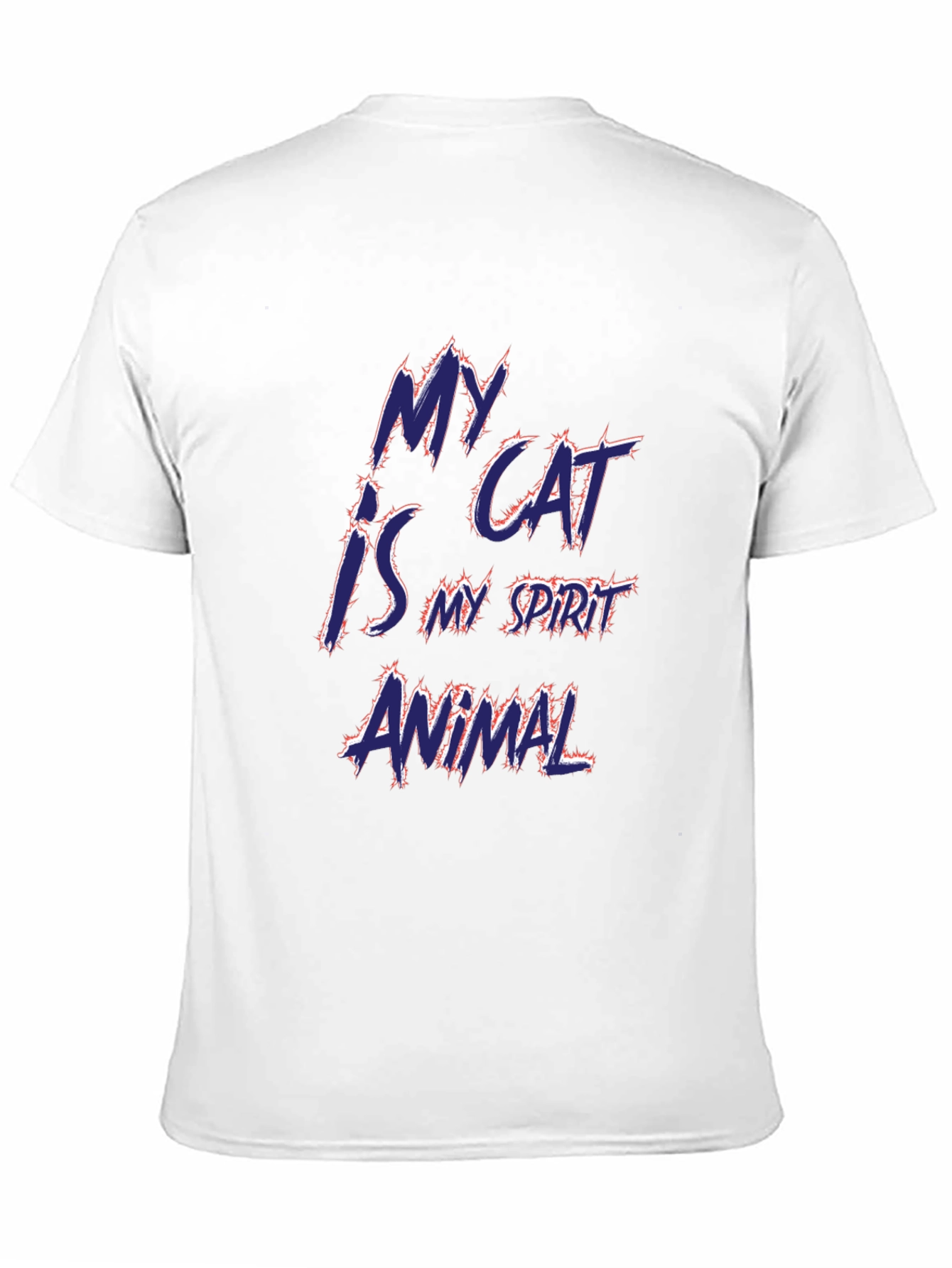 Black My Cat is My Spirit Animal Graphic Tee view 11