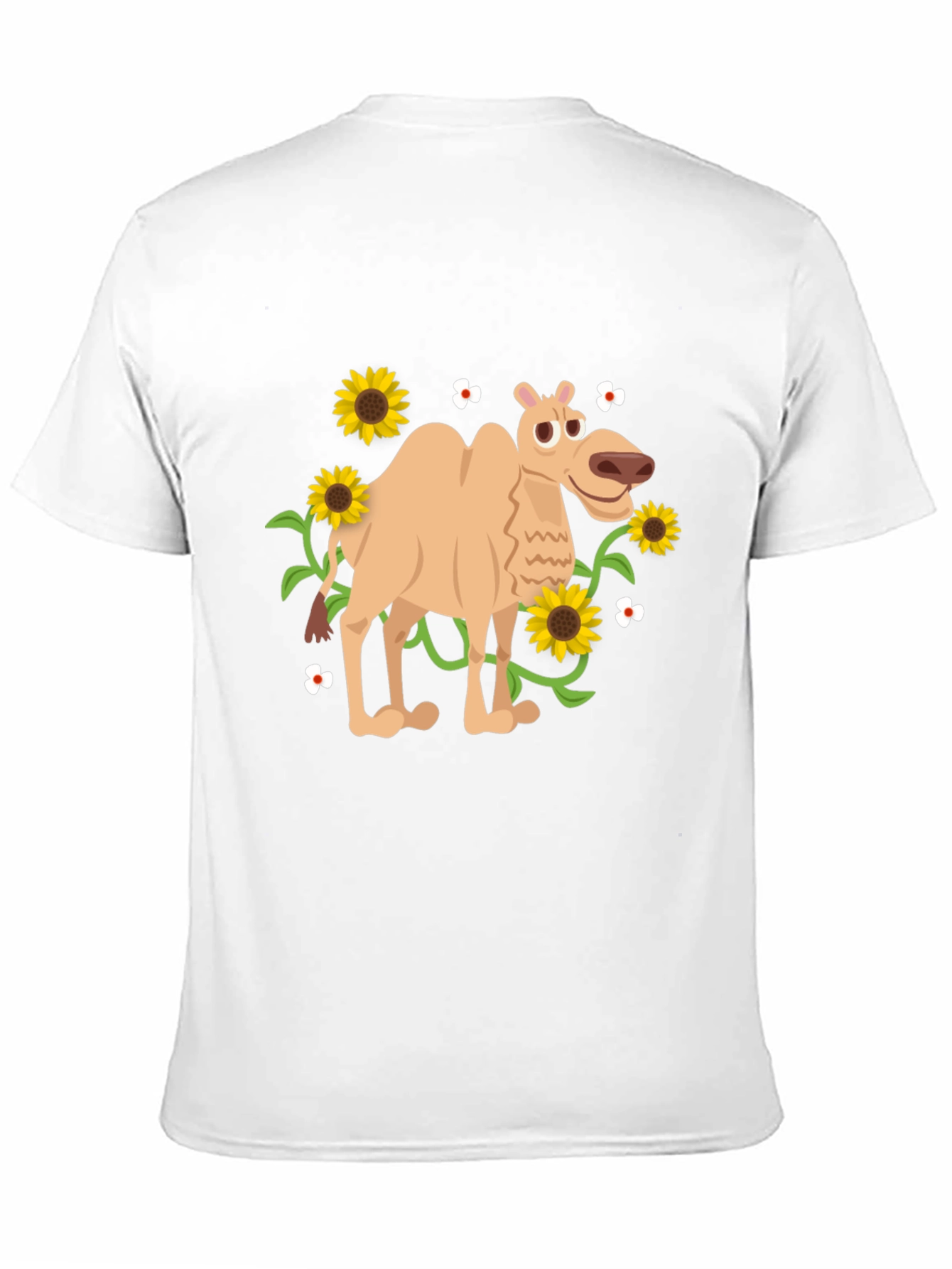 Black Camel and Sunflowers Graphic Tee view 11
