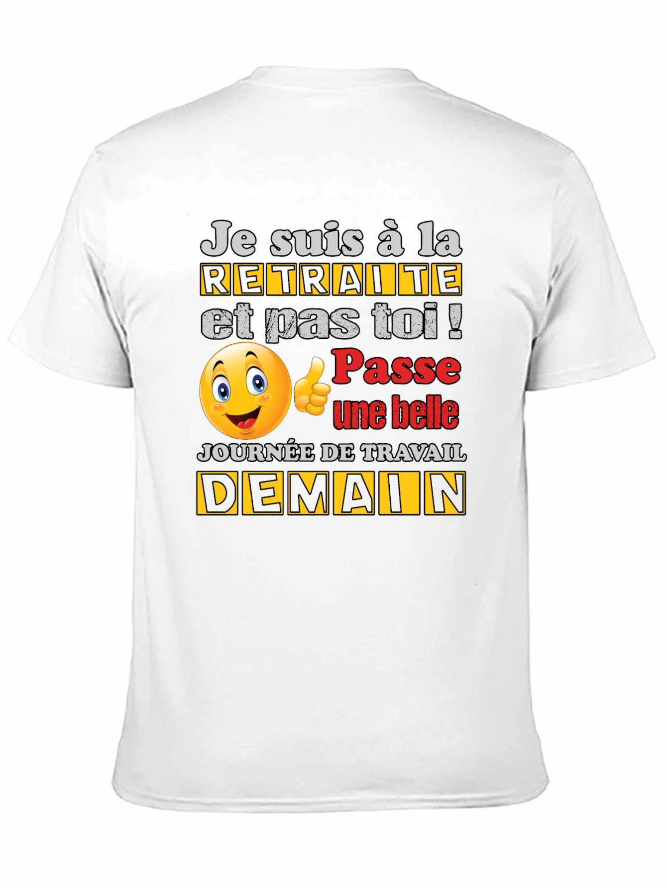 Black Retired and You're Not T-Shirt view 11