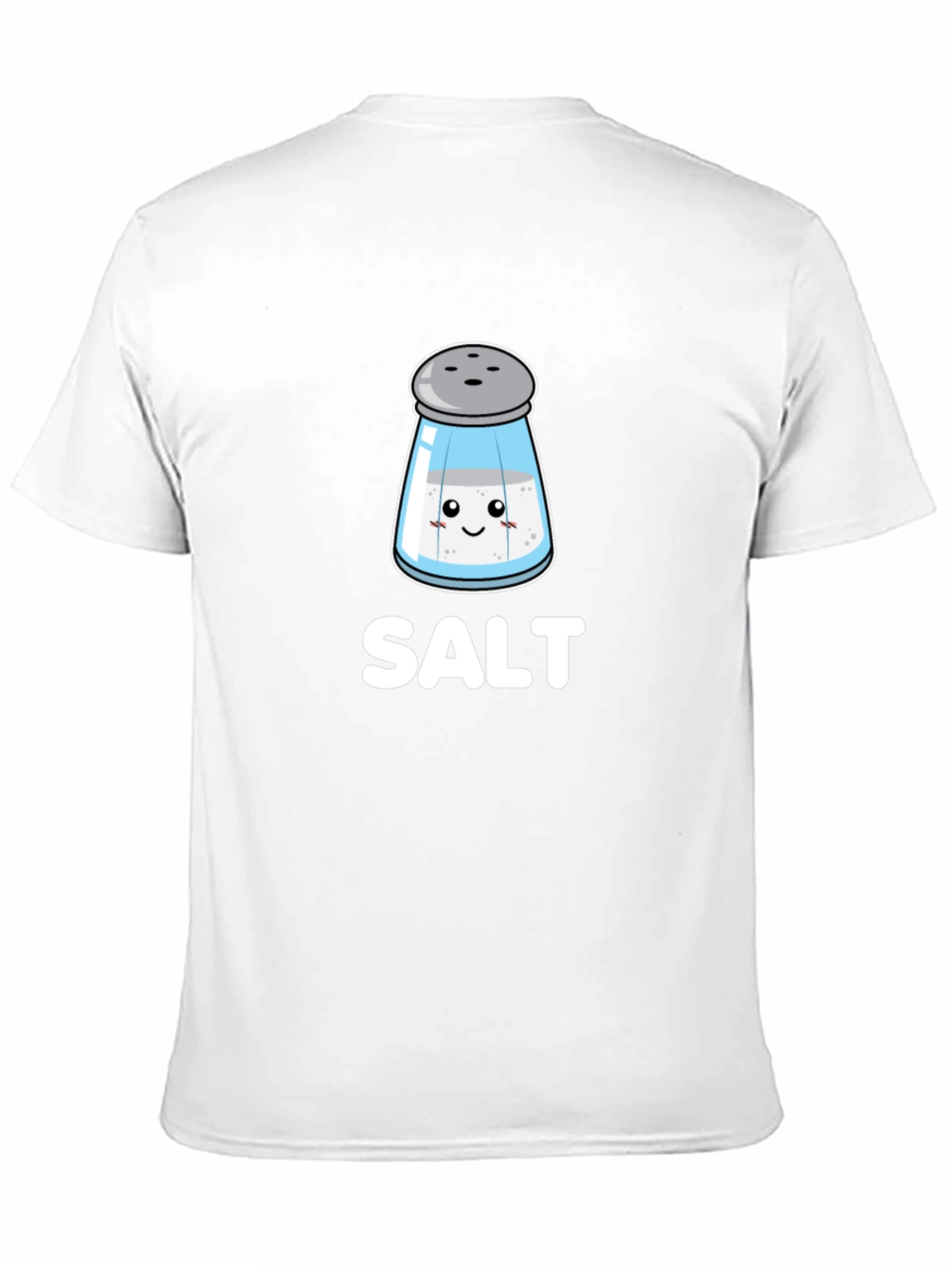 Black Cute Salt Shaker Graphic Tee - Black Cotton view 11