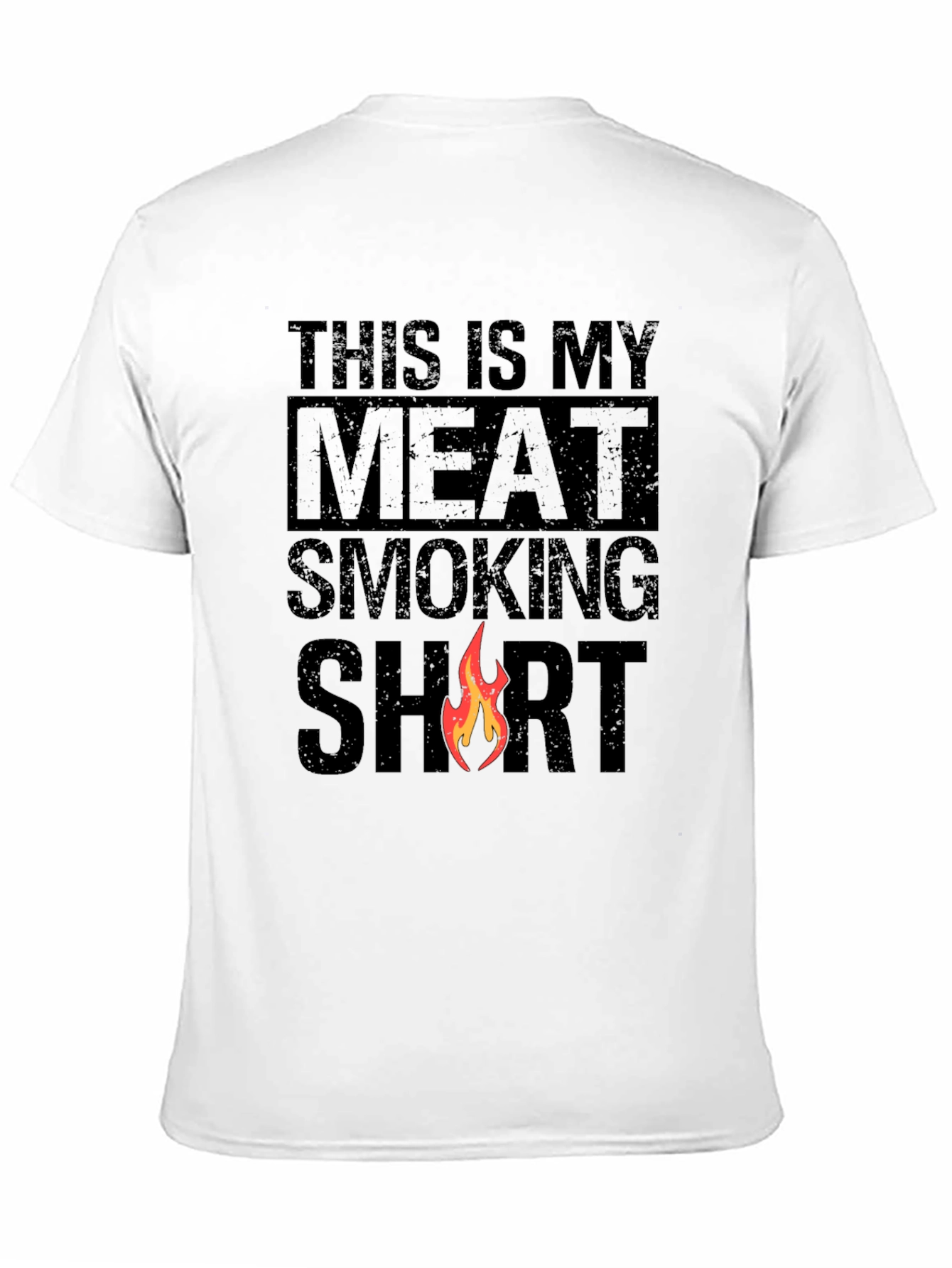 Black Meat Smoking Shirt - Funny BBQ T-Shirt view 11