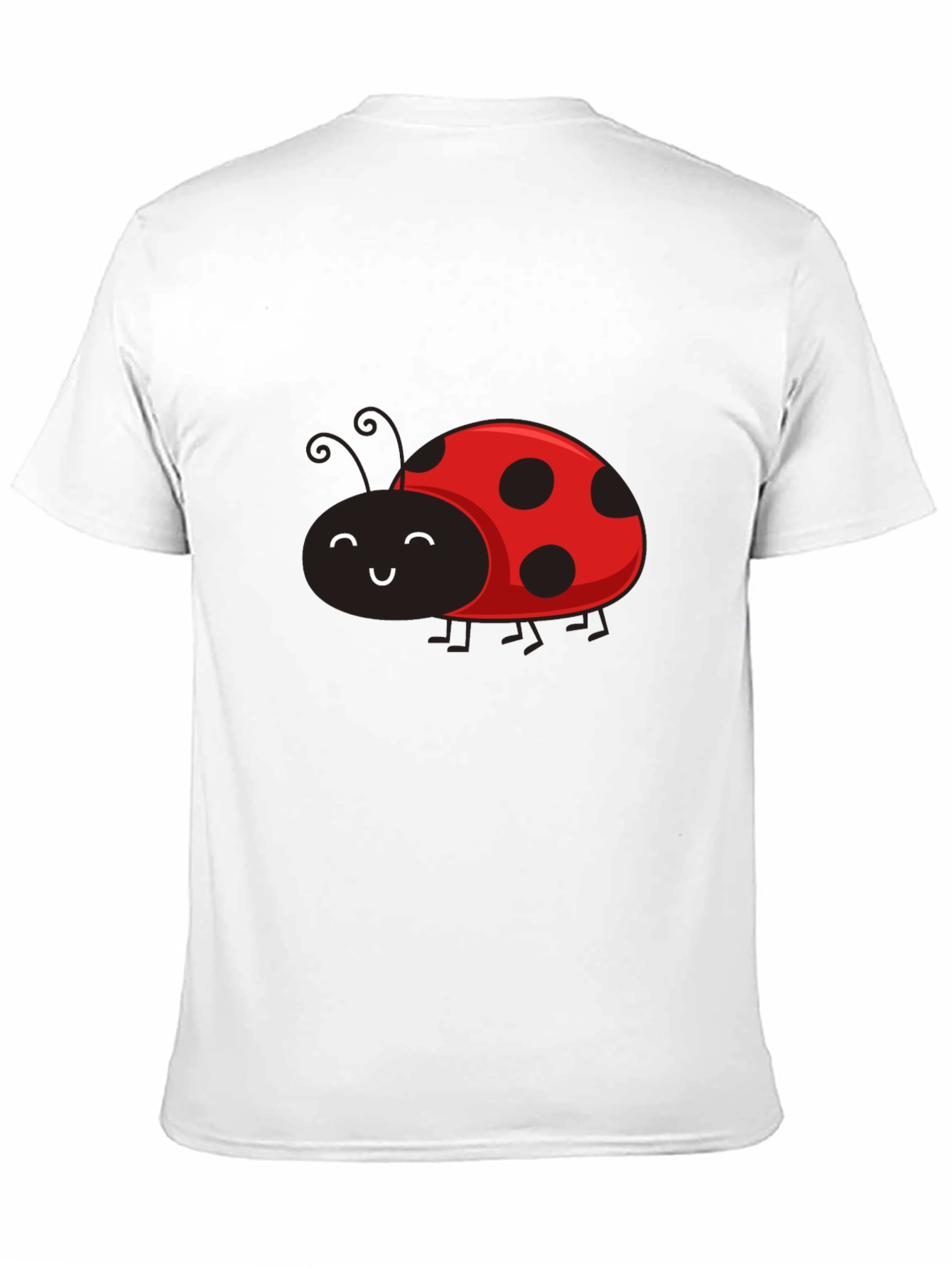 Black Ladybug Graphic Tee - Soft Cotton Blend view 11