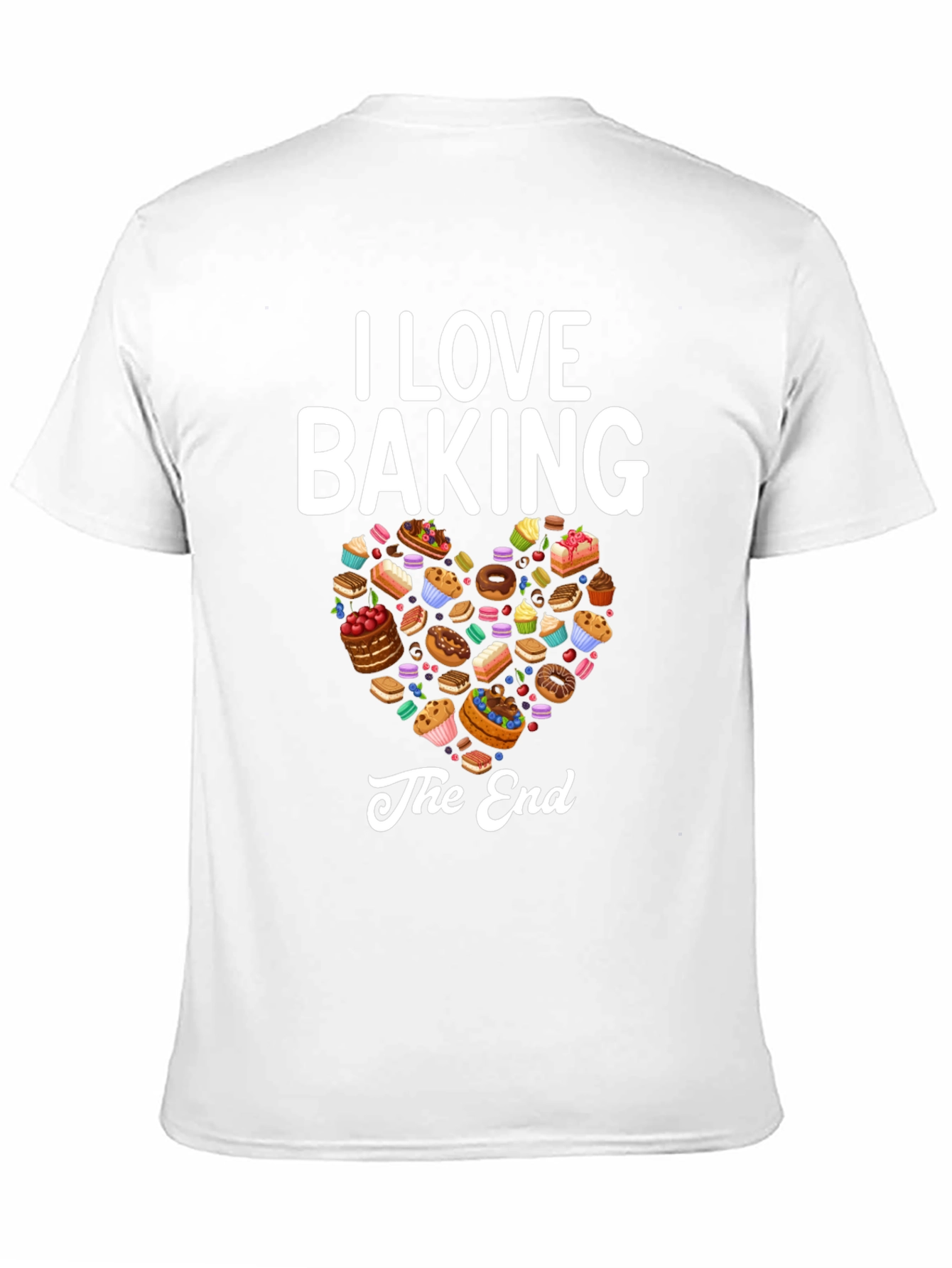 Black I Love Baking Graphic T-Shirt view 11
