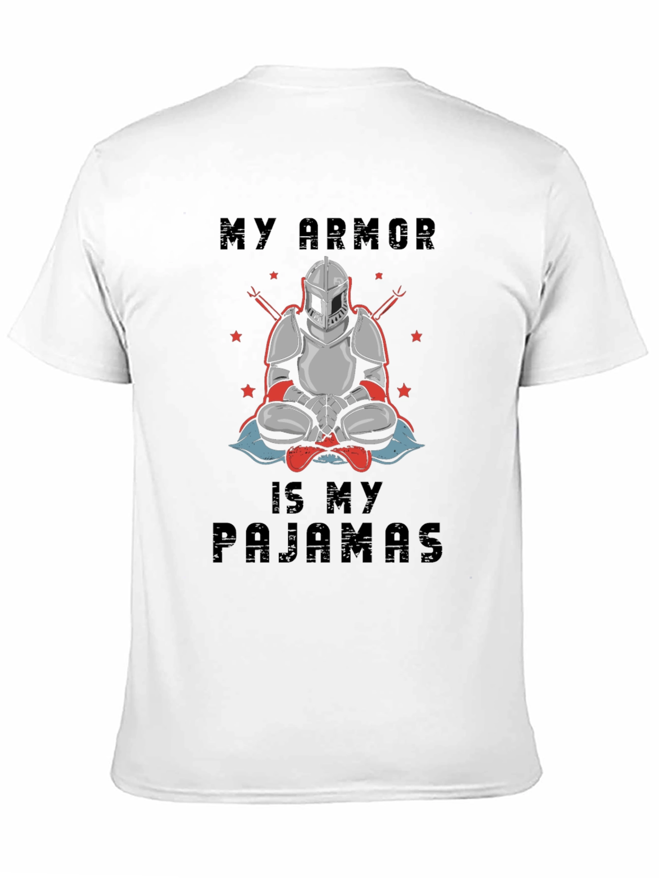 Black My Armor Is My Pajamas Graphic Tee view 11