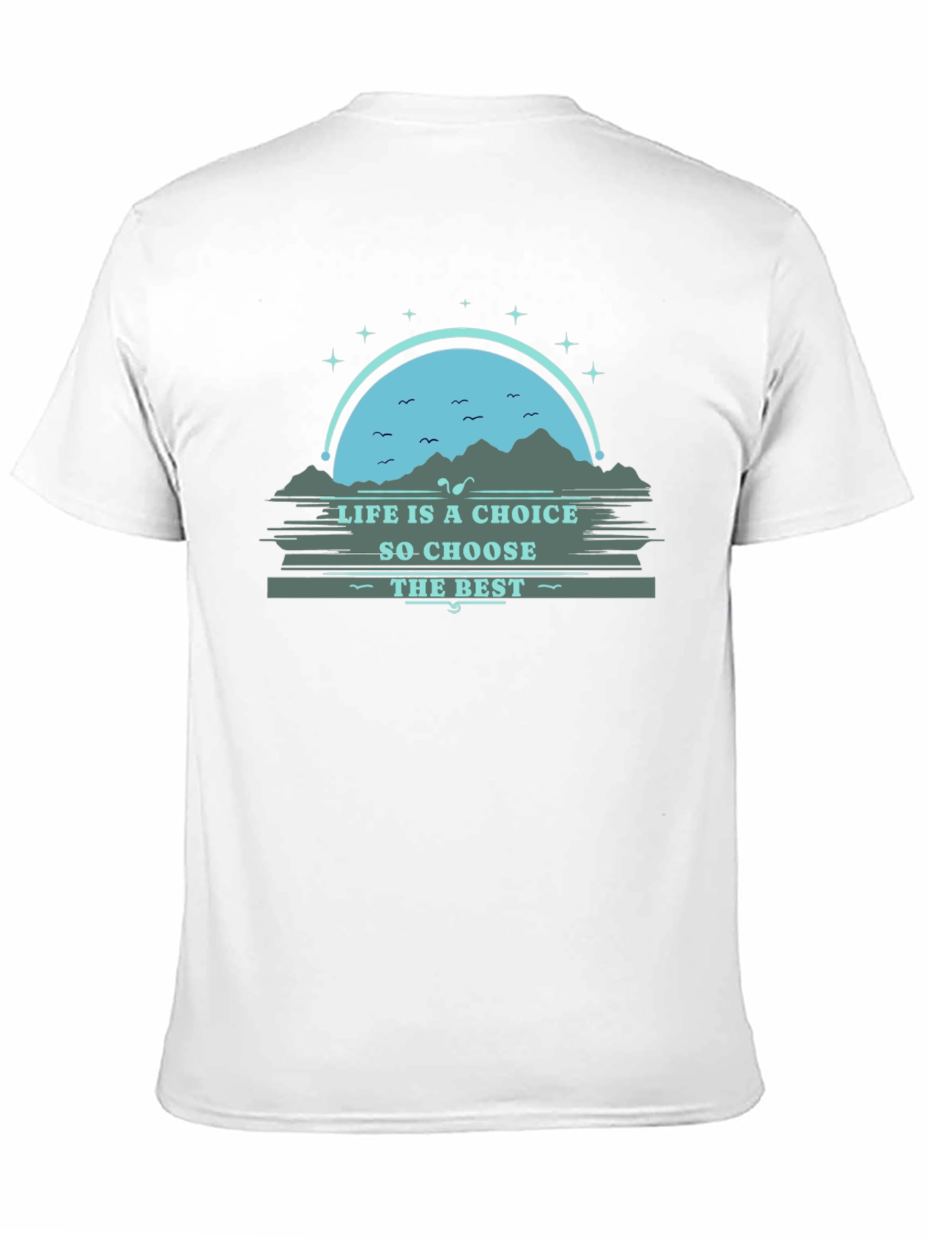 Black Life is a Choice Graphic Tee - Motivational T-Shirt view 11