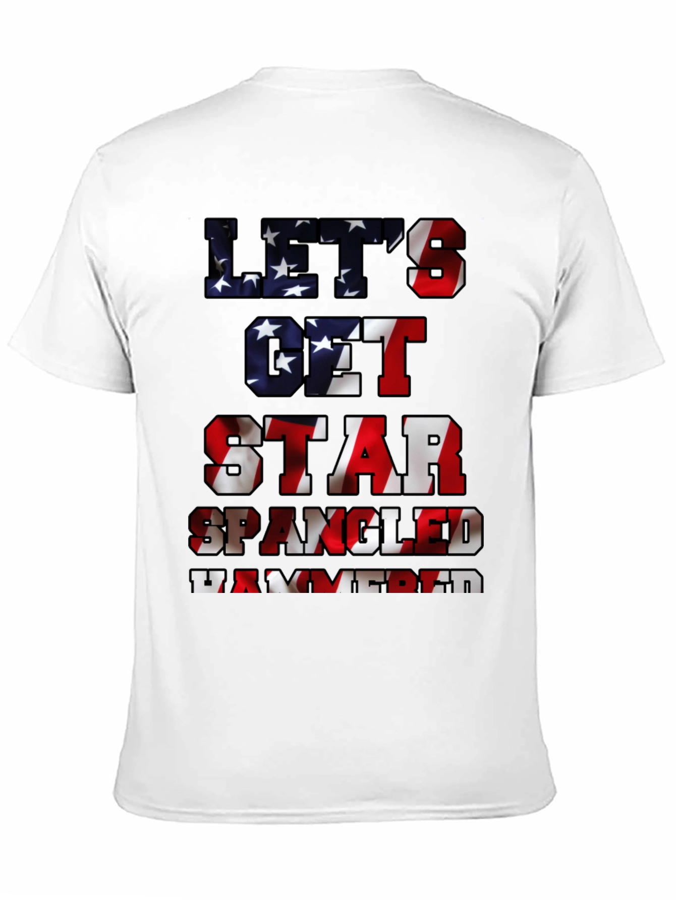 Black Let's Get Star Spangled Hammered Tee view 11
