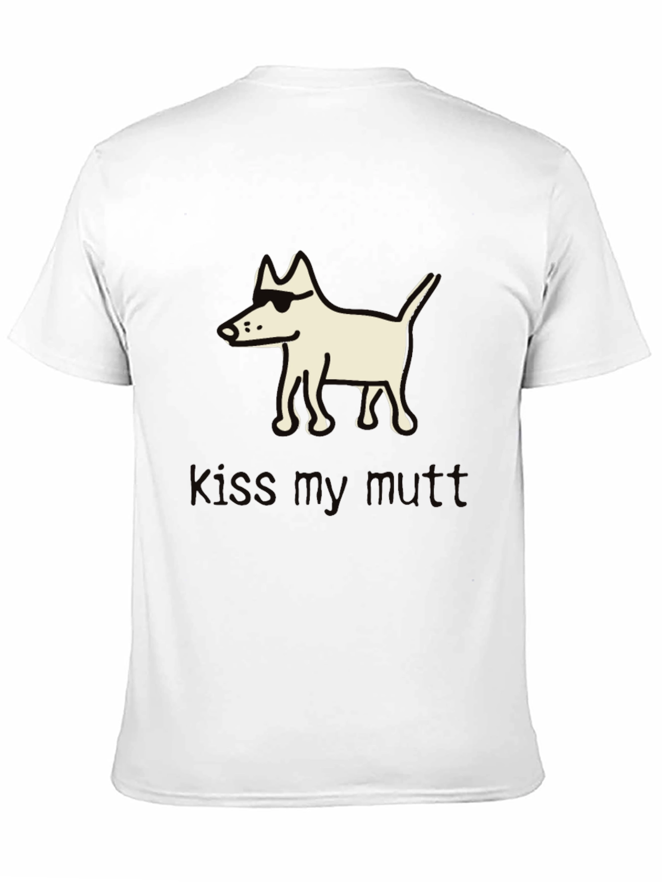 Black Cool Mutt T-Shirt - Black view 11