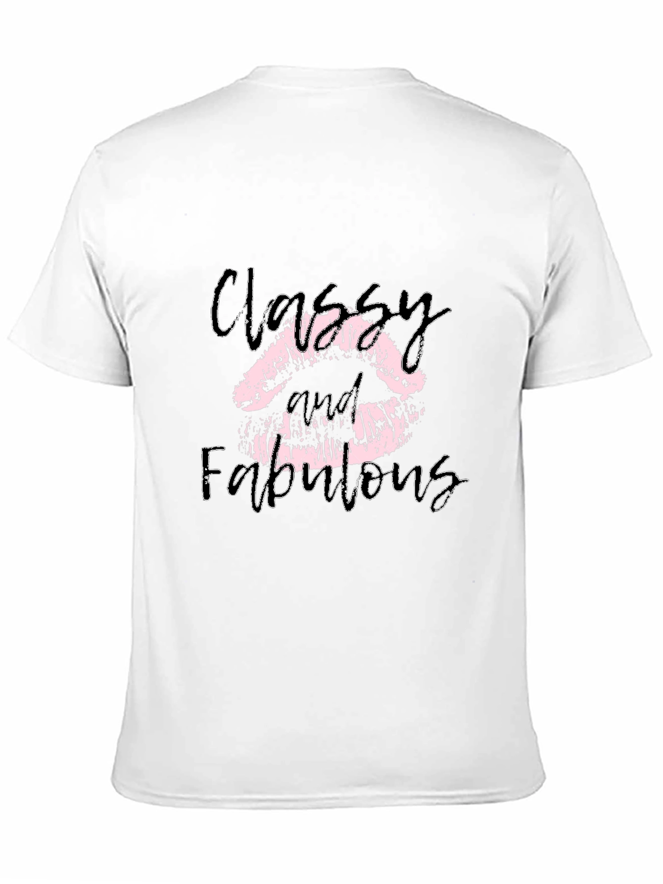 Black Classy & Fabulous Lips Graphic Tee view 11