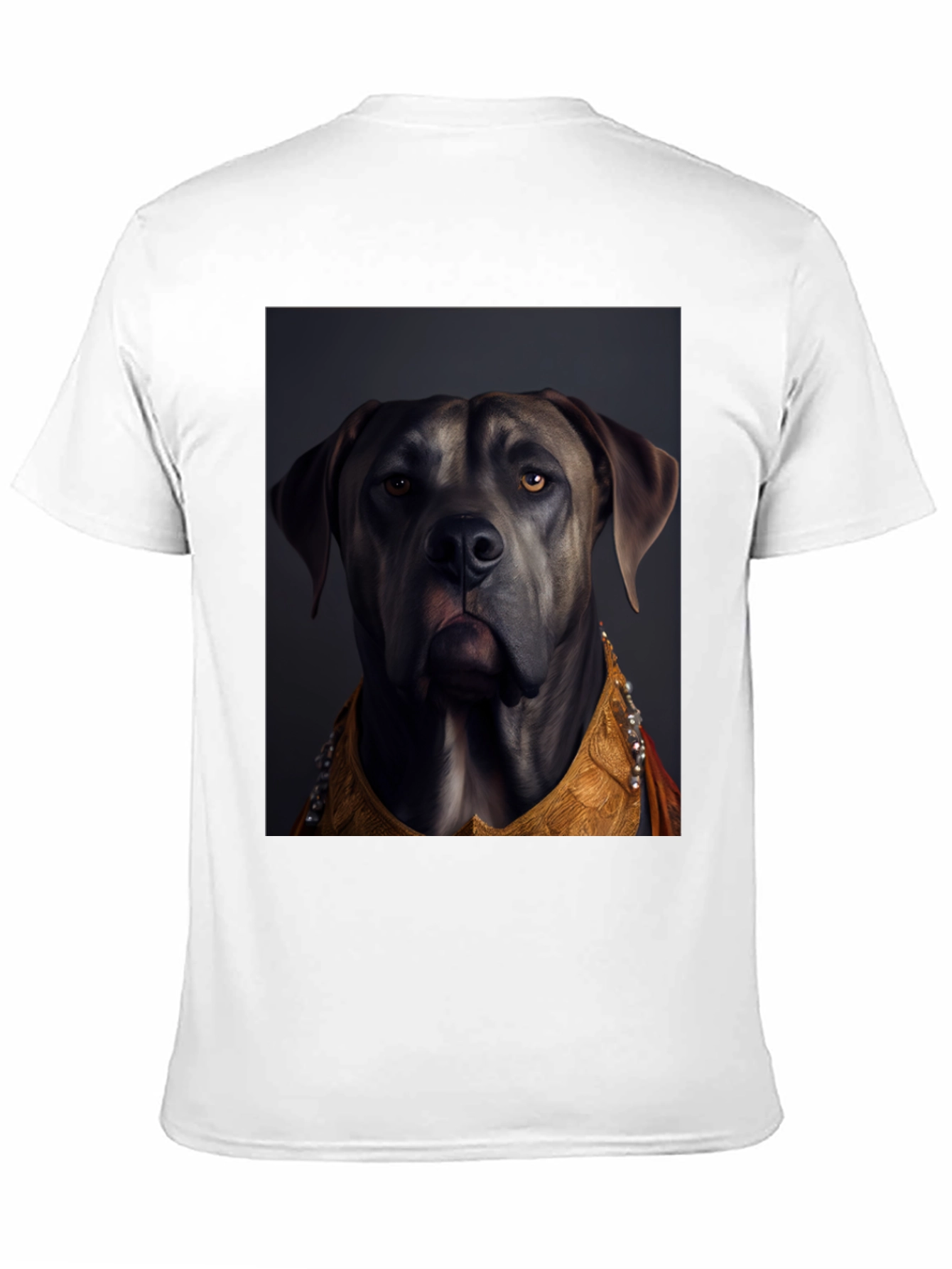 Black Dog Portrait Graphic Tee - Stylish Canine Art view 11