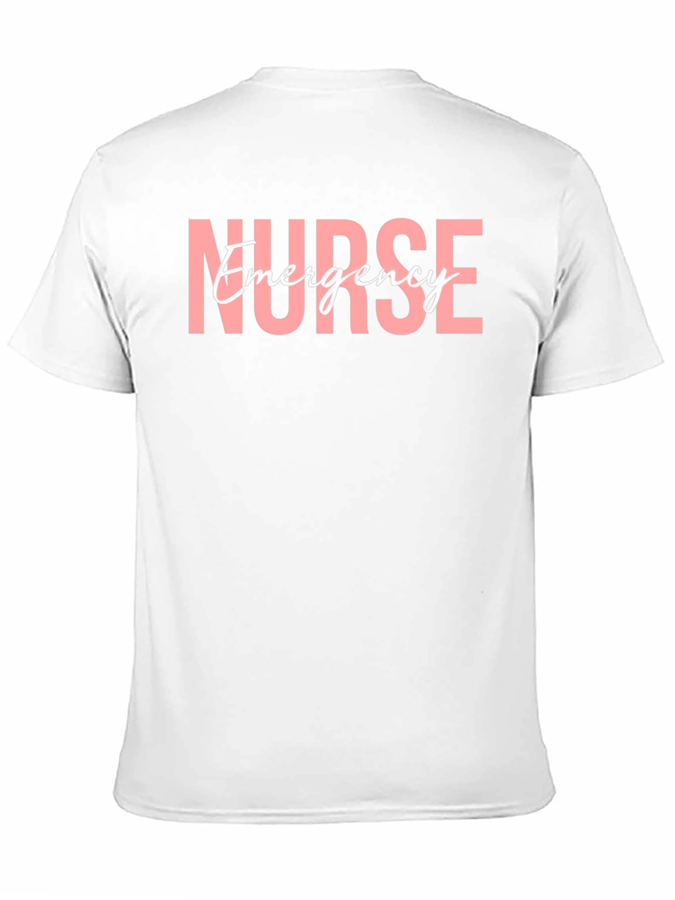 Black Emergency Nurse T-Shirt, Medical Staff Apparel view 11