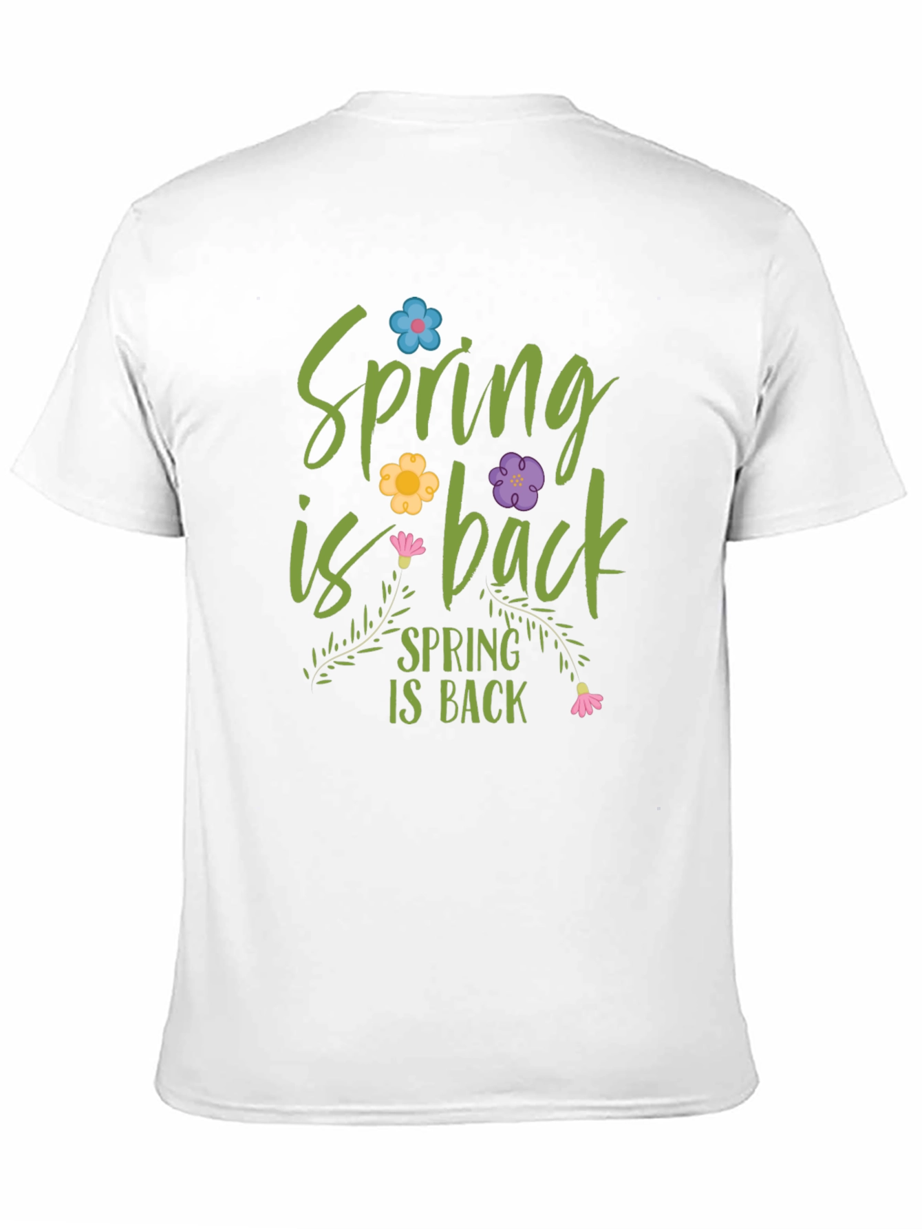 Black Spring is Back Graphic Tee - Black view 11