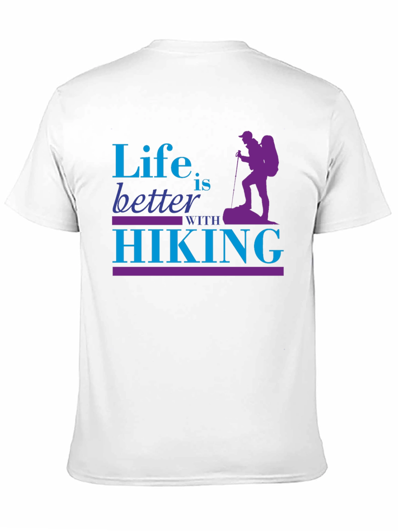 Black Life is Better with Hiking Graphic T-Shirt view 11