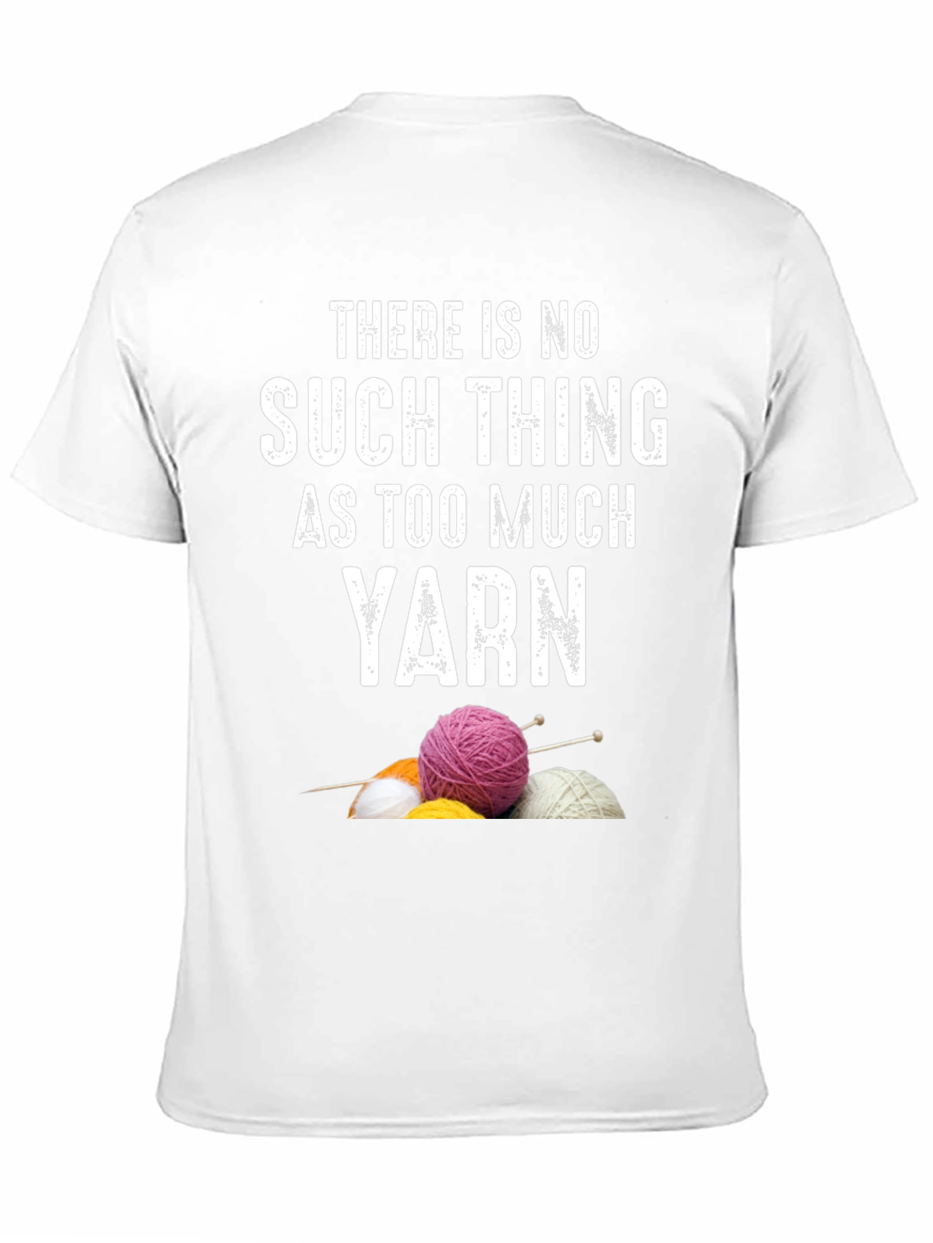 Black Yarn Lover T-Shirt - Knitting & Crochet Gift view 11