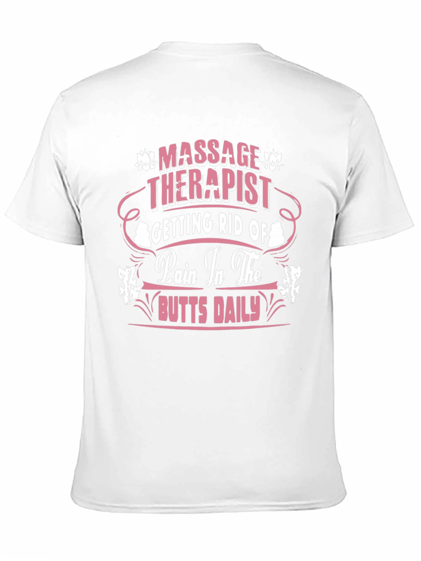 Black Massage Therapist Humor Graphic T-Shirt view 11