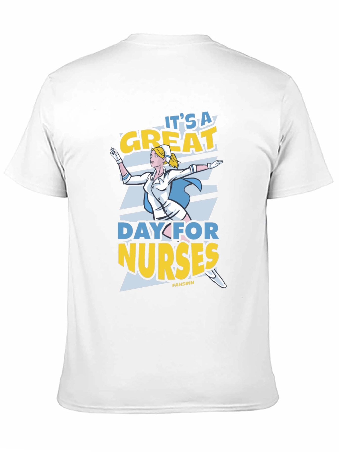 Black It's a Great Day for Nurses T-Shirt view 11