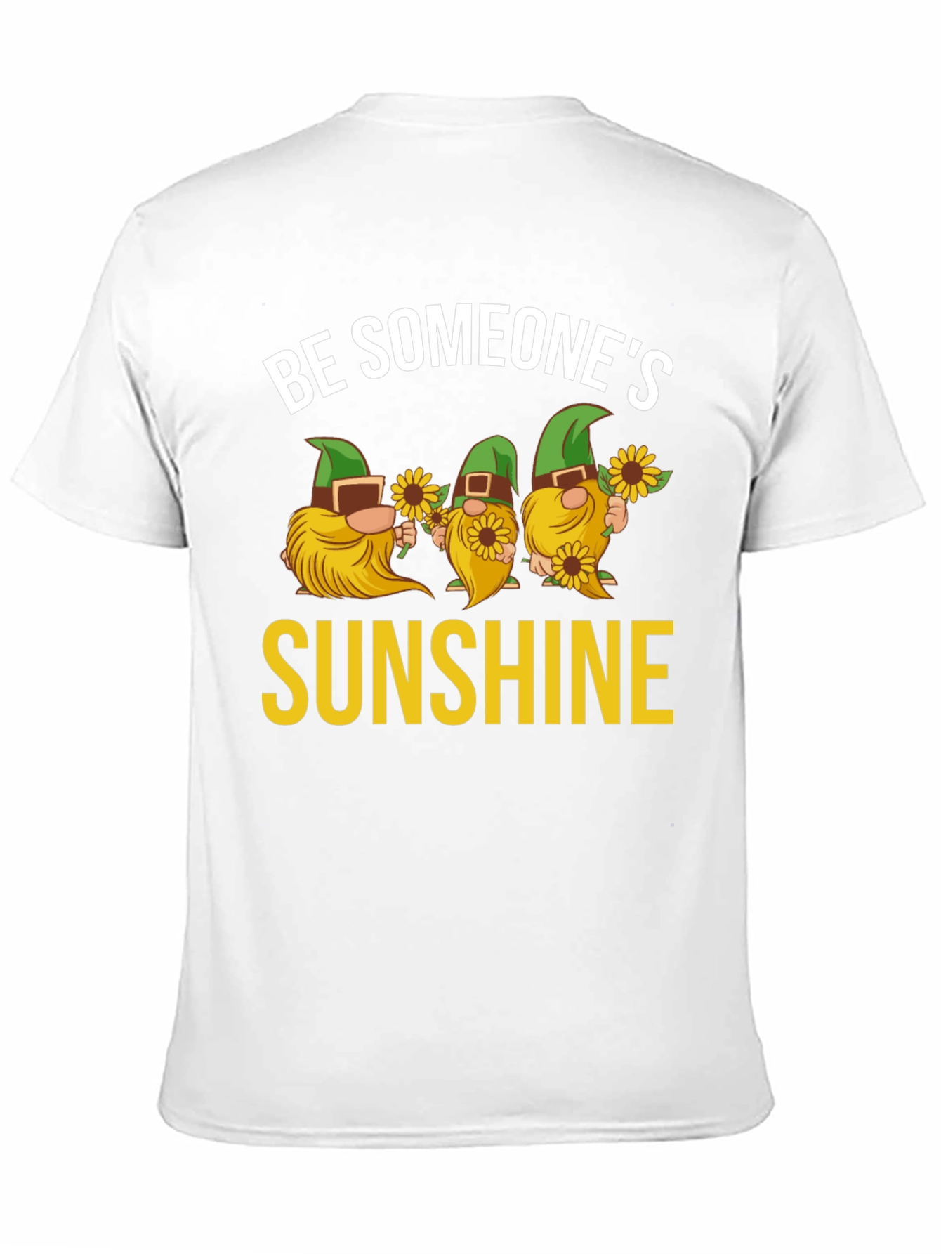 Black Be Someone's Sunshine Gnome Graphic Tee view 11