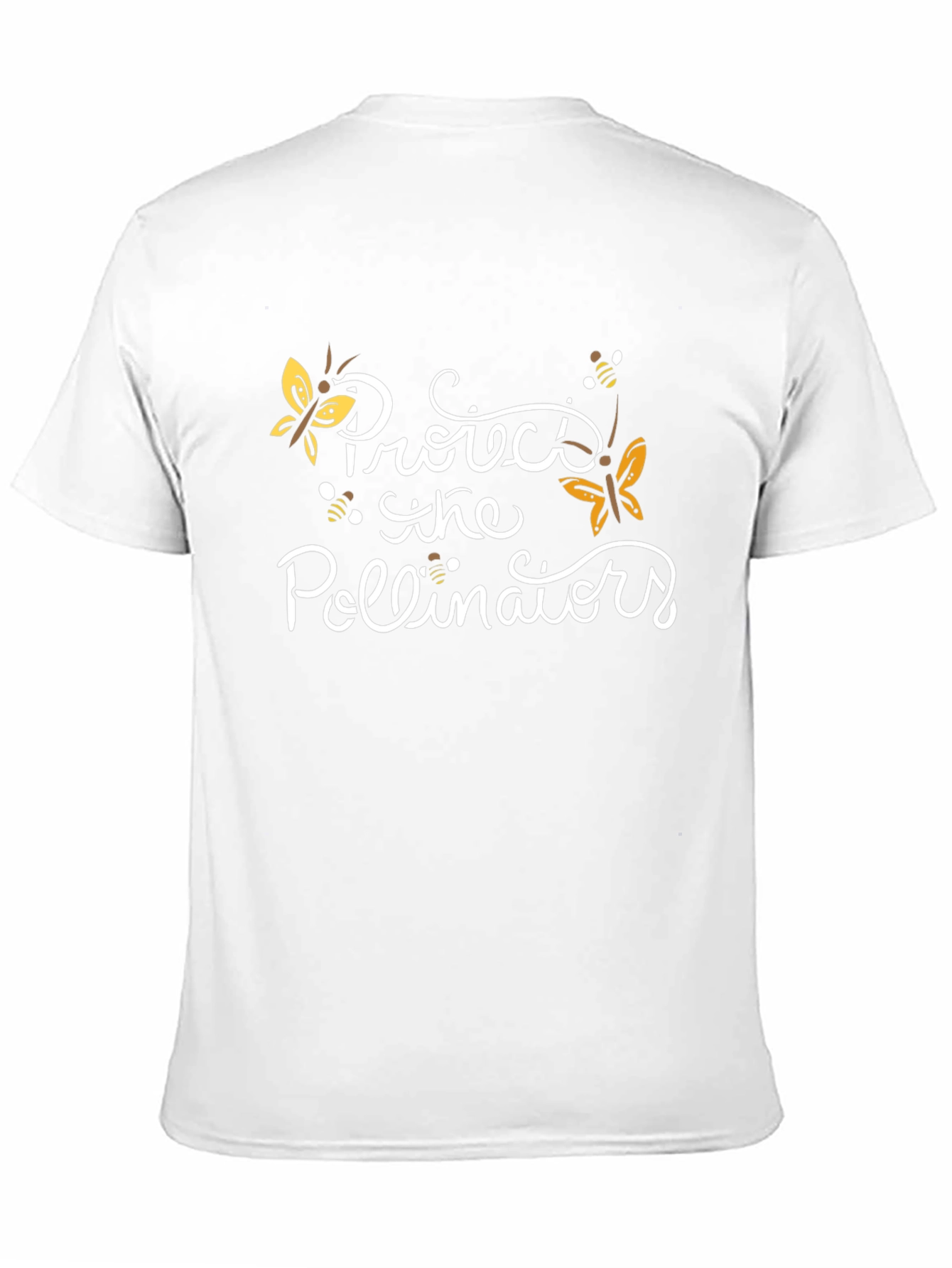 Protect Pollinators Black Graphic T-Shirt - 11