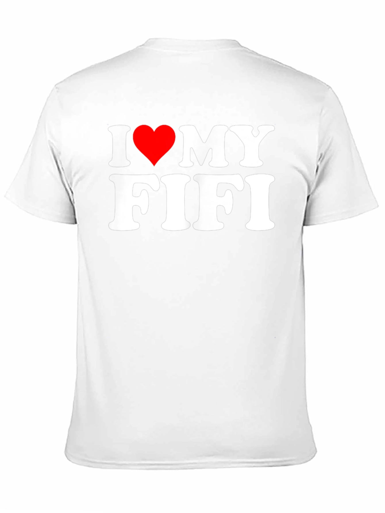 Black I Heart My Fifi T-Shirt - Novelty Graphic Tee view 11