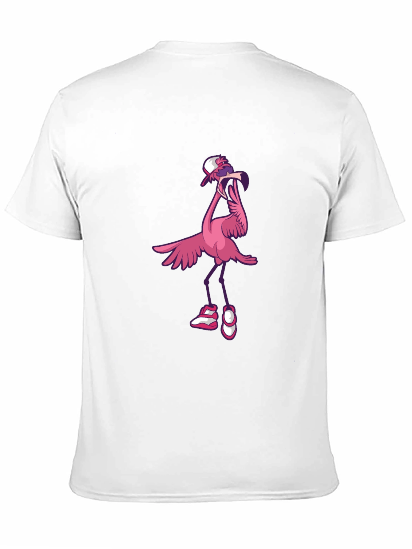 Black Funky Flamingo Graphic T-Shirt view 11