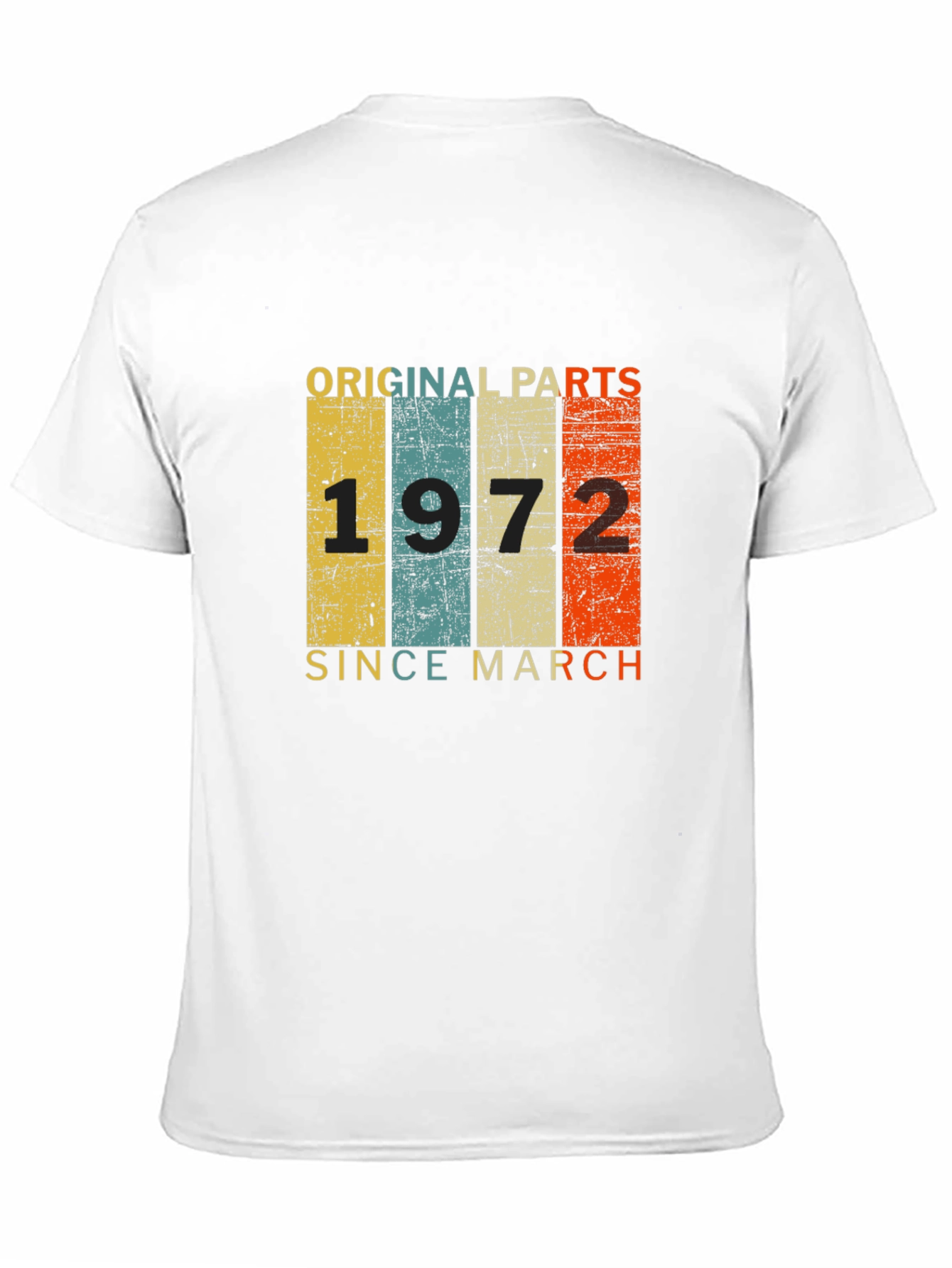 Black Original Parts 1972 Since March T-Shirt view 11