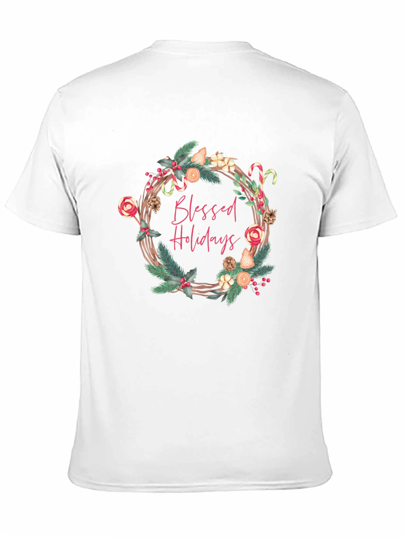 Blessed Holidays Graphic Tee - Festive Christmas T-Shirt - 11