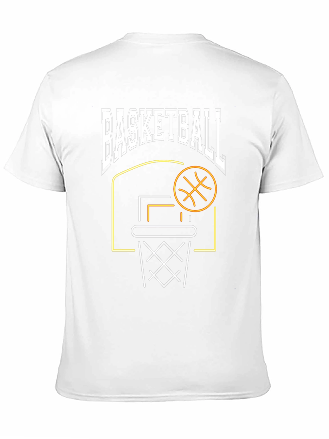 Black Basketball Graphic T-Shirt - Black, Sporty Design view 11