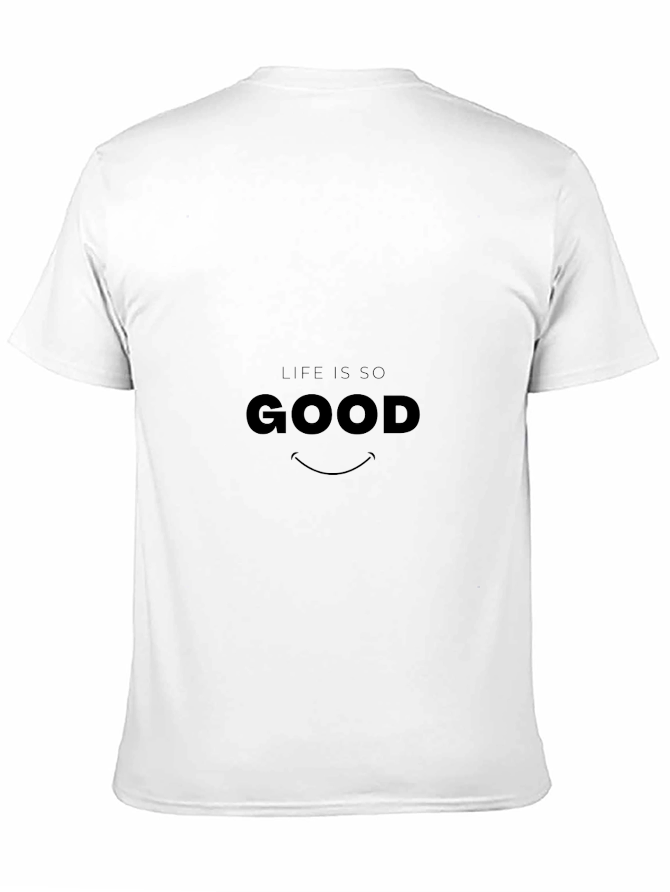 Black Life Is So Good Black T-Shirt view 11