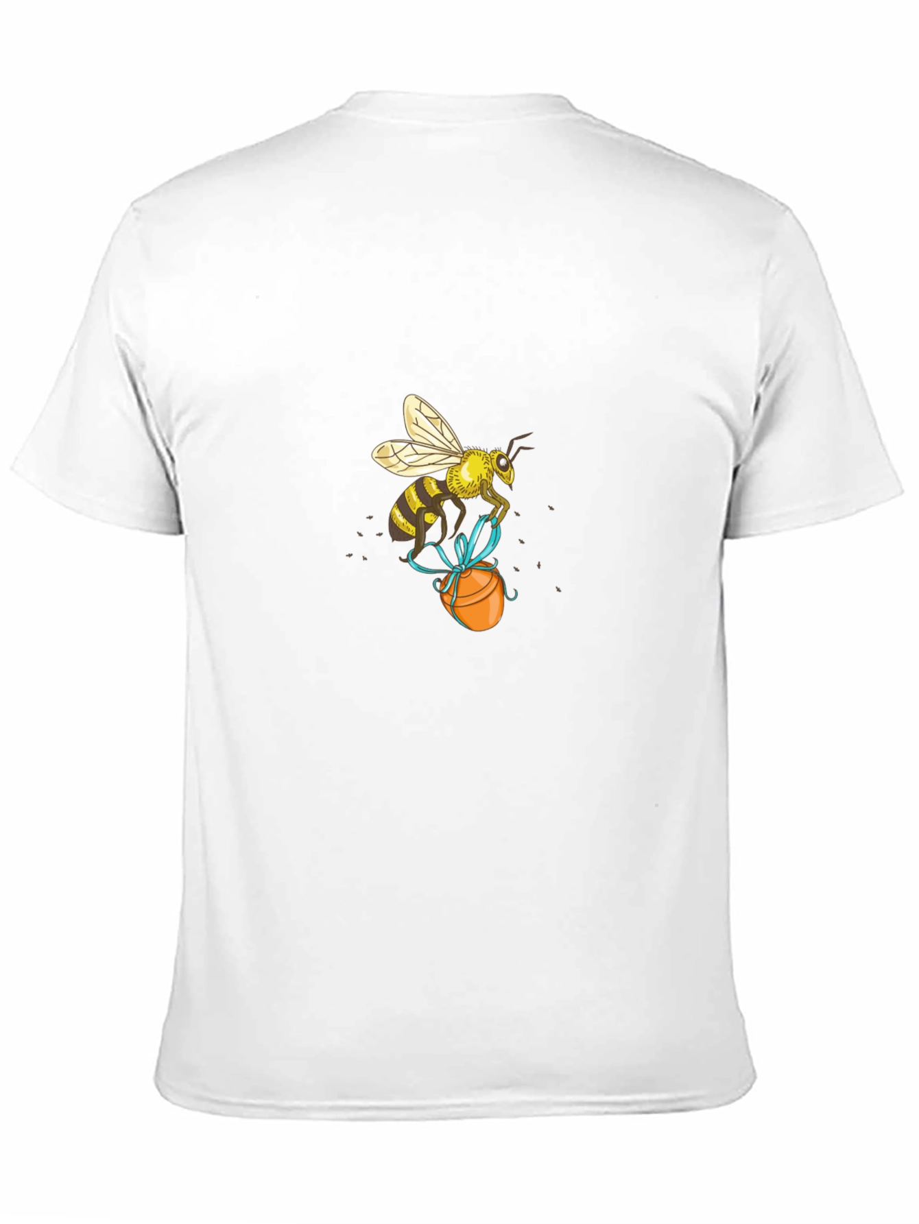 Black Bee with Egg T-Shirt - Unique Graphic Tee view 11